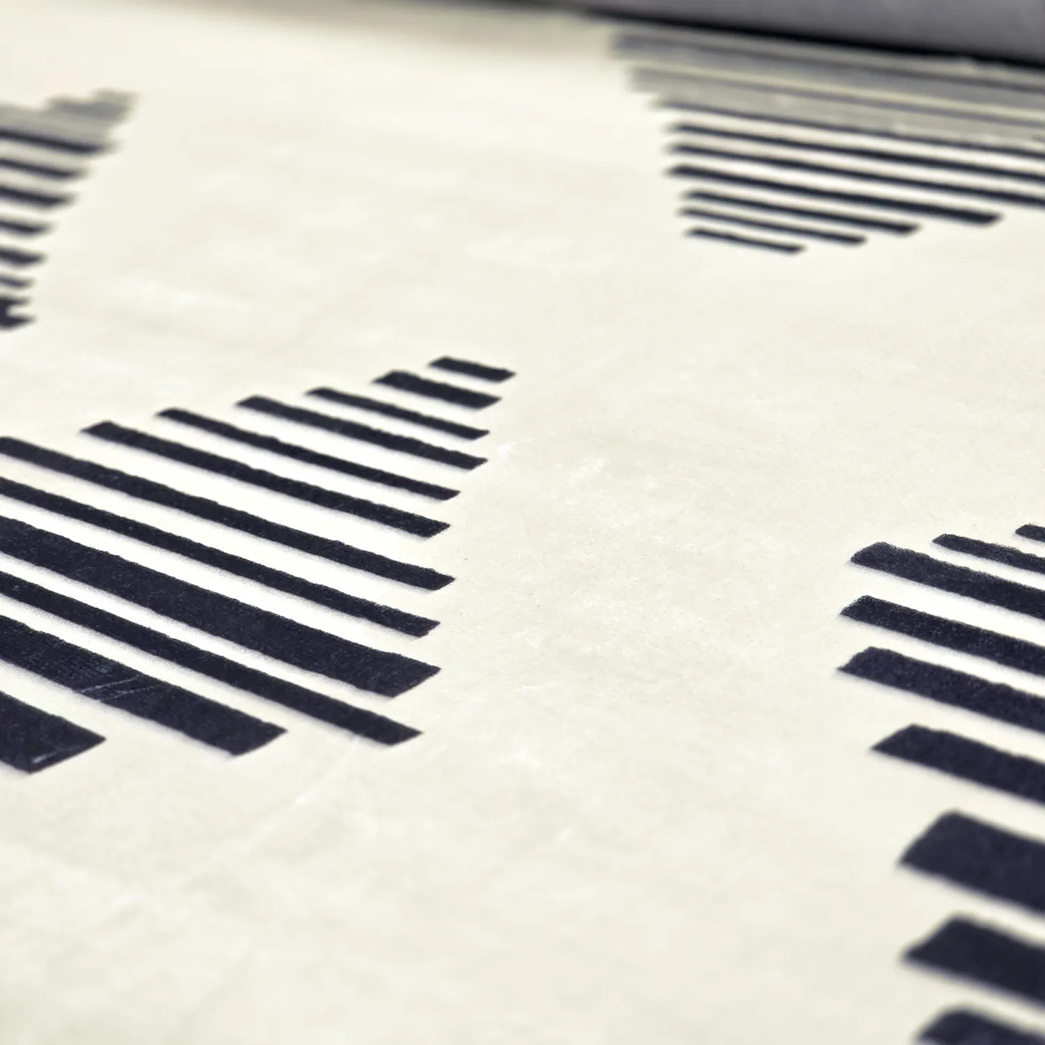Tapis Wilton - Carmen (crème/noir)