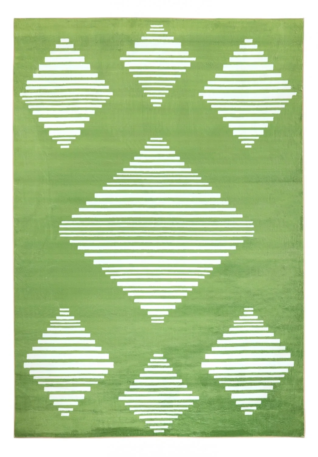 Tapis Wilton - Carmen (vert/blanc)