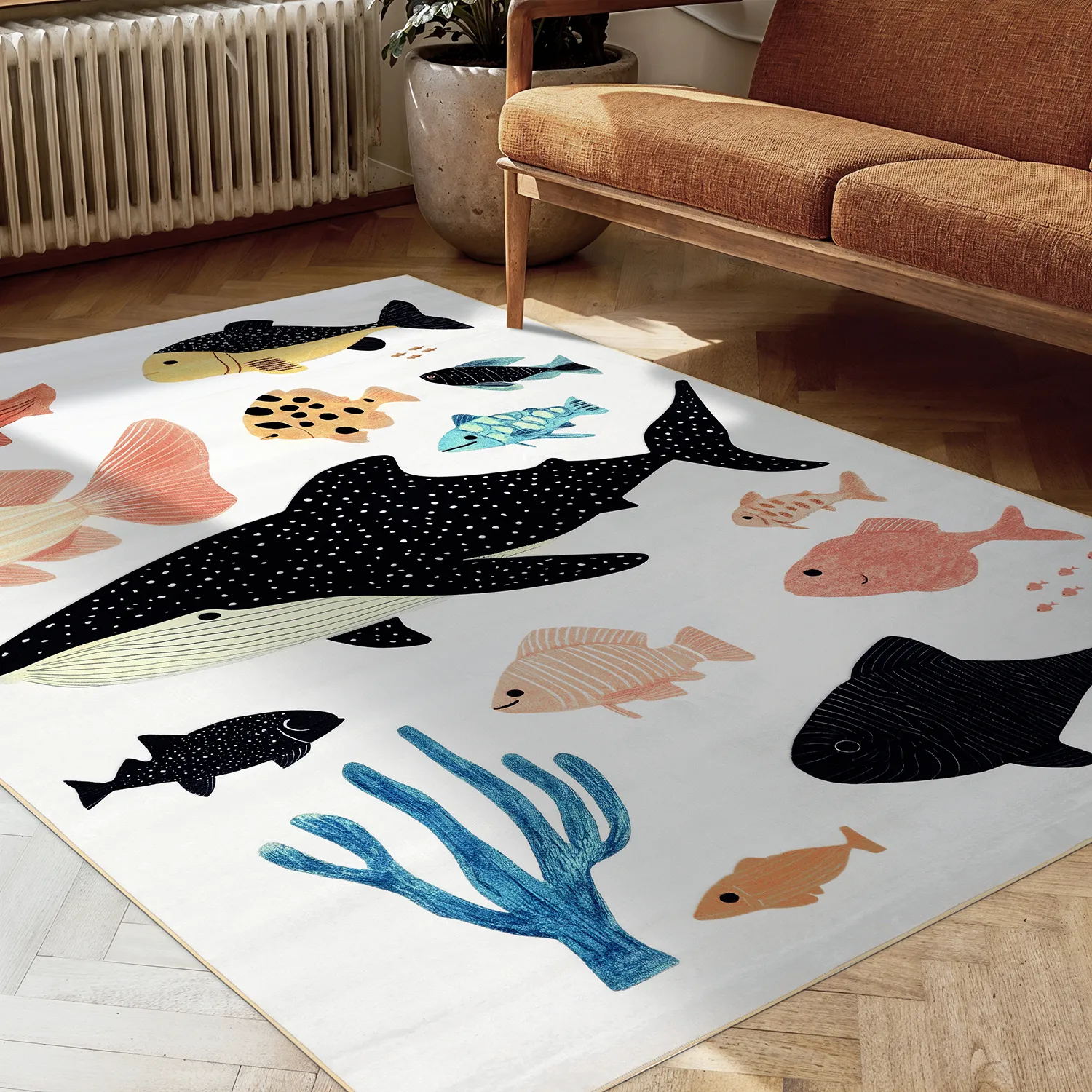 Tapis Wilton - Colmar (beige/multicolore)