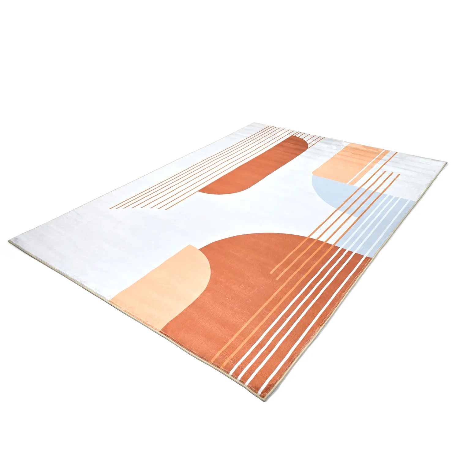 Tapis Wilton - Delft (bleu clair/multicolore)