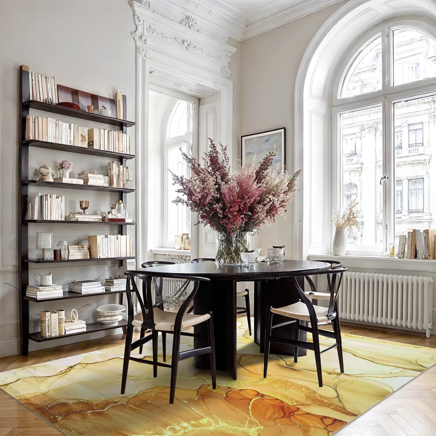 Tapis Wilton - Etienne (beige/doré)