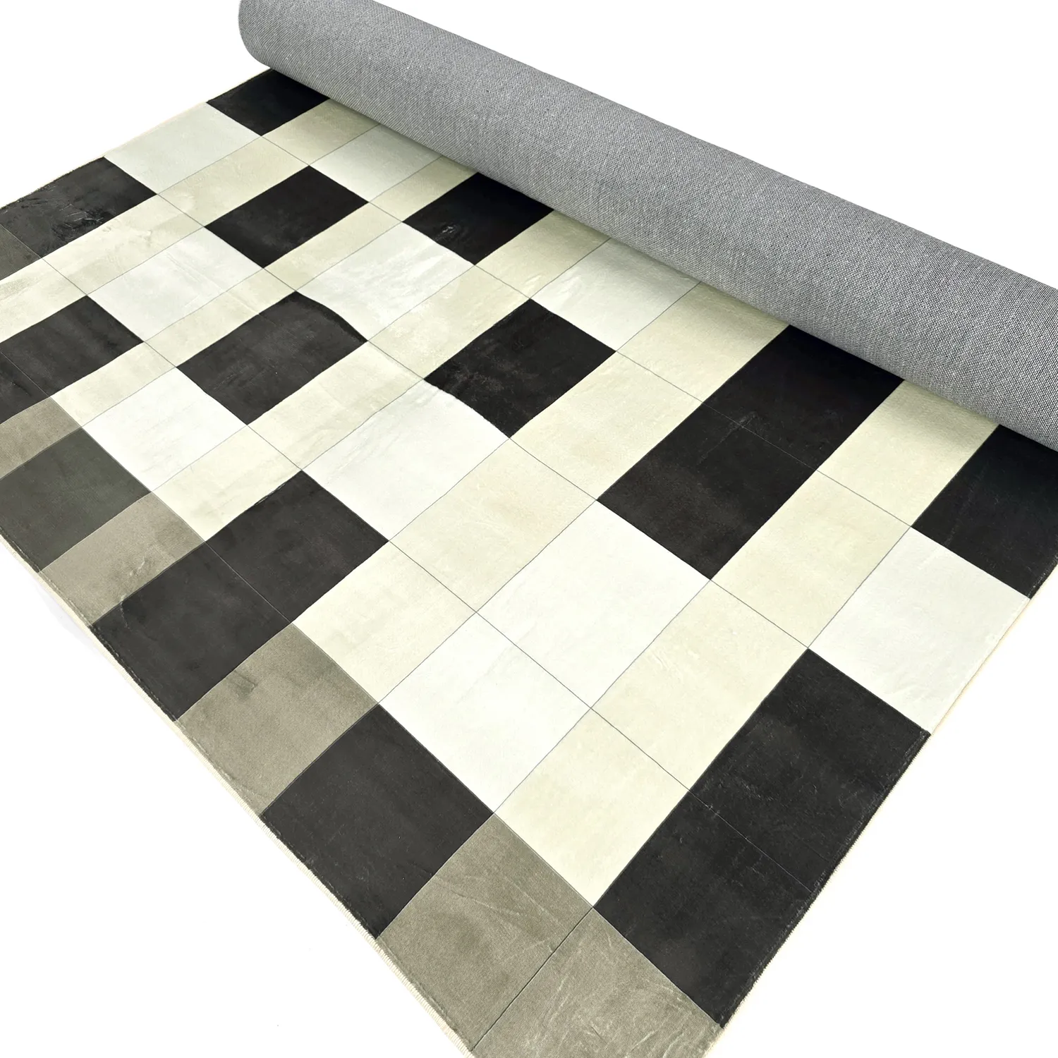 Tapis Wilton - Ferro (marron/crème)