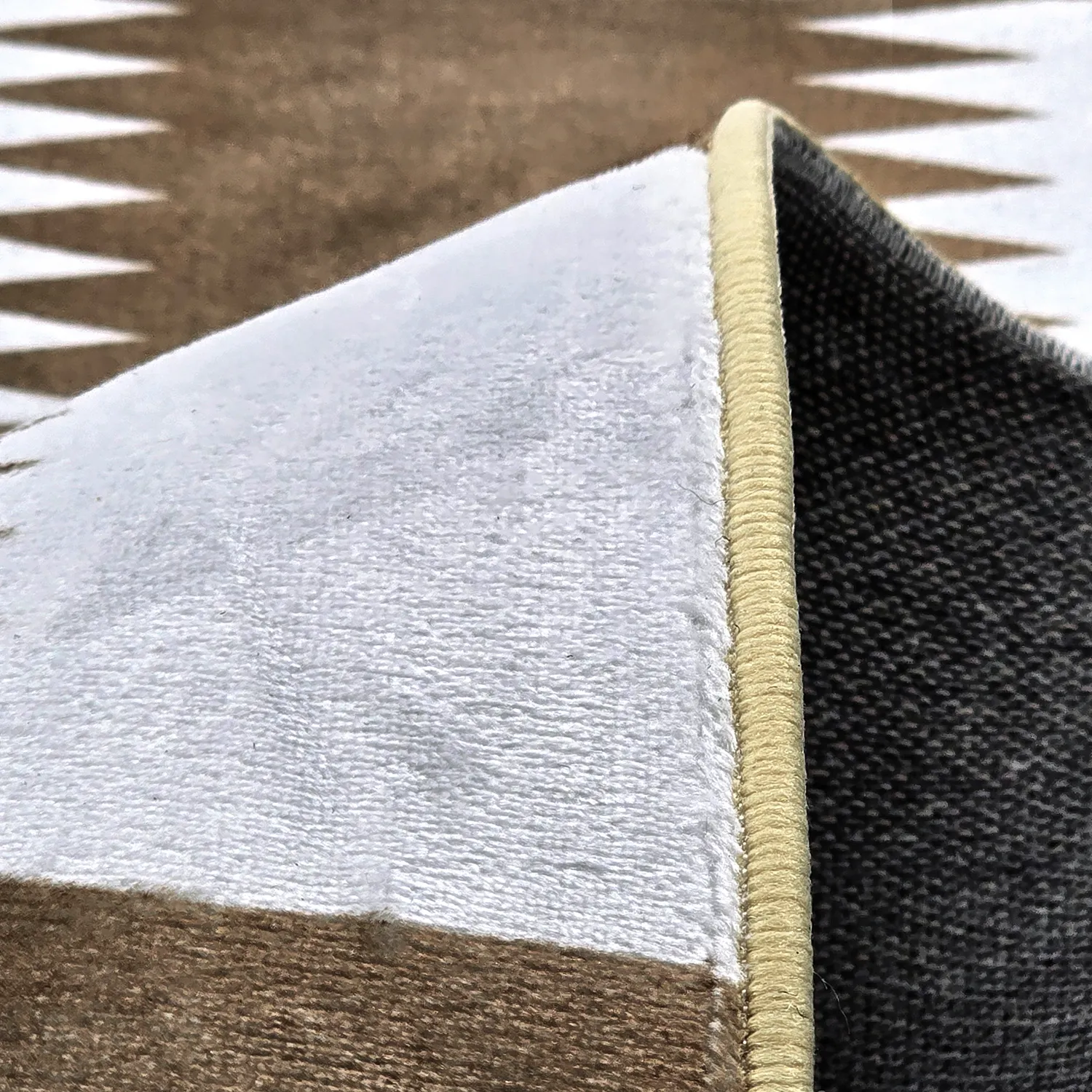 Tapis Wilton - Gobi (marron/blanc)