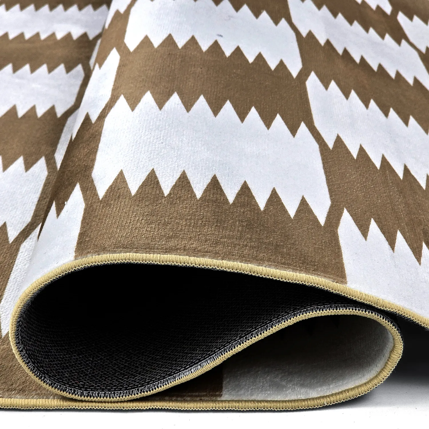 Tapis Wilton - Gobi (marron/blanc)