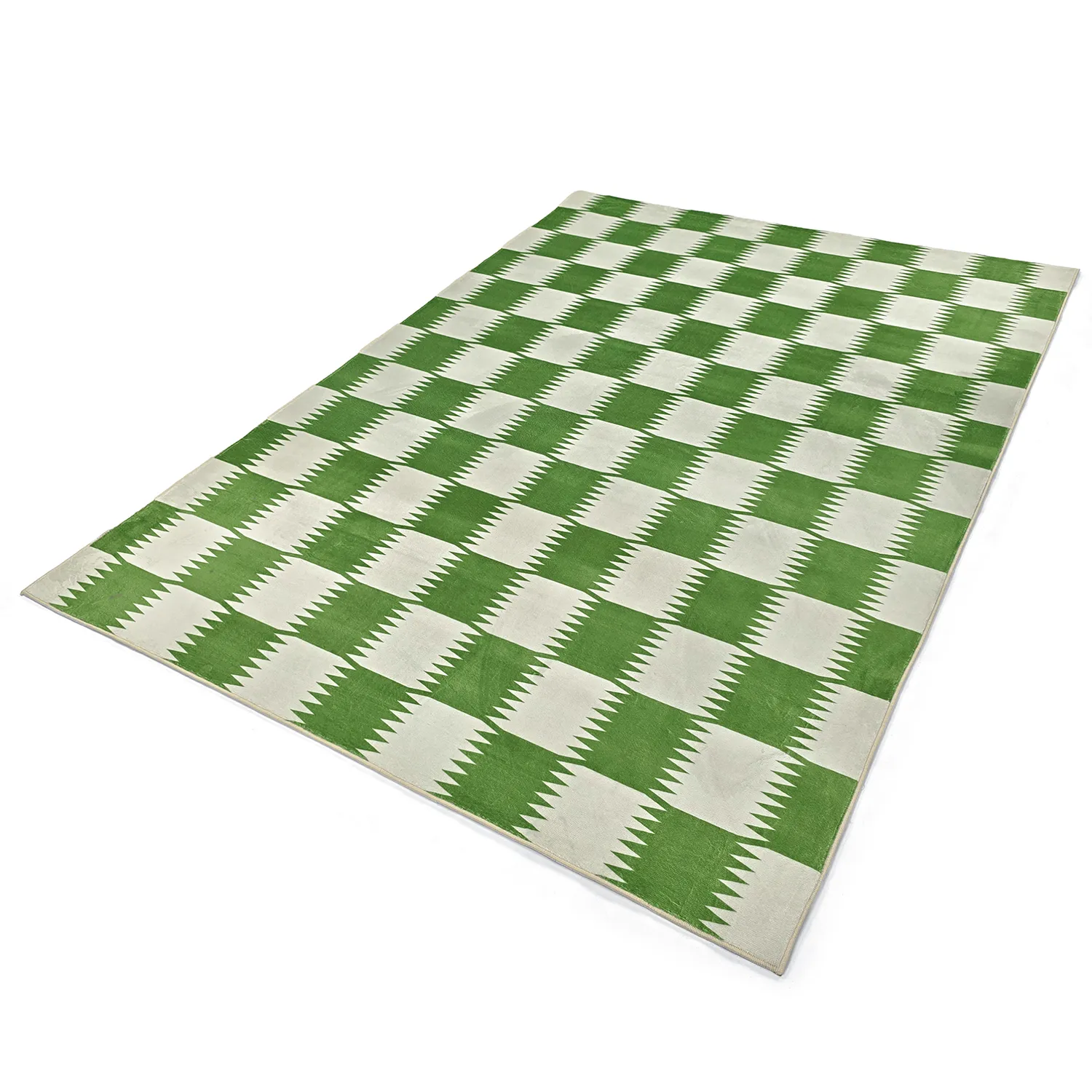 Tapis Wilton - Gobi (vert/blanc)