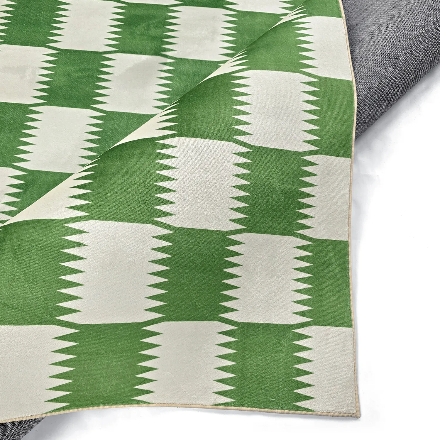 Tapis Wilton - Gobi (vert/blanc)