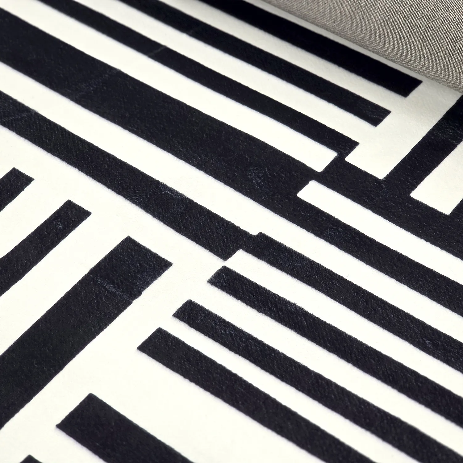 Tapis Wilton - Joma (noir/blanc)
