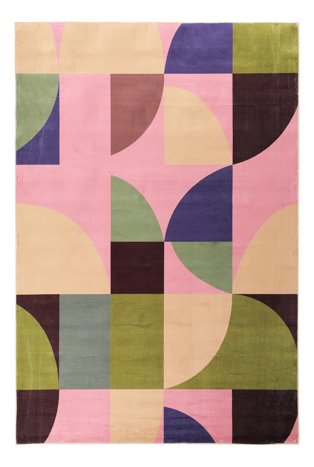 Tapis Wilton - Kalami (rose/multicolore)
