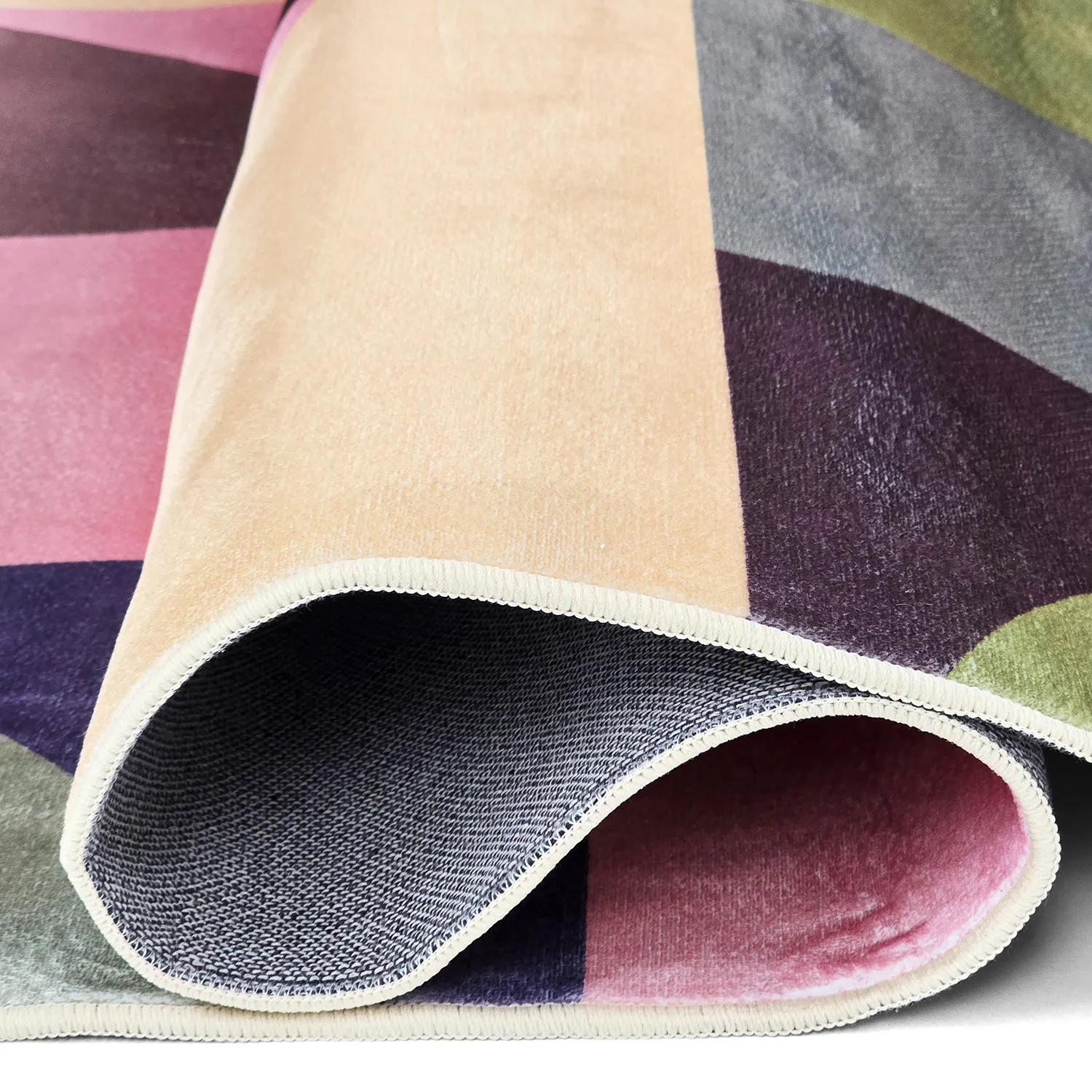 Tapis Wilton - Kalami (rose/multicolore)