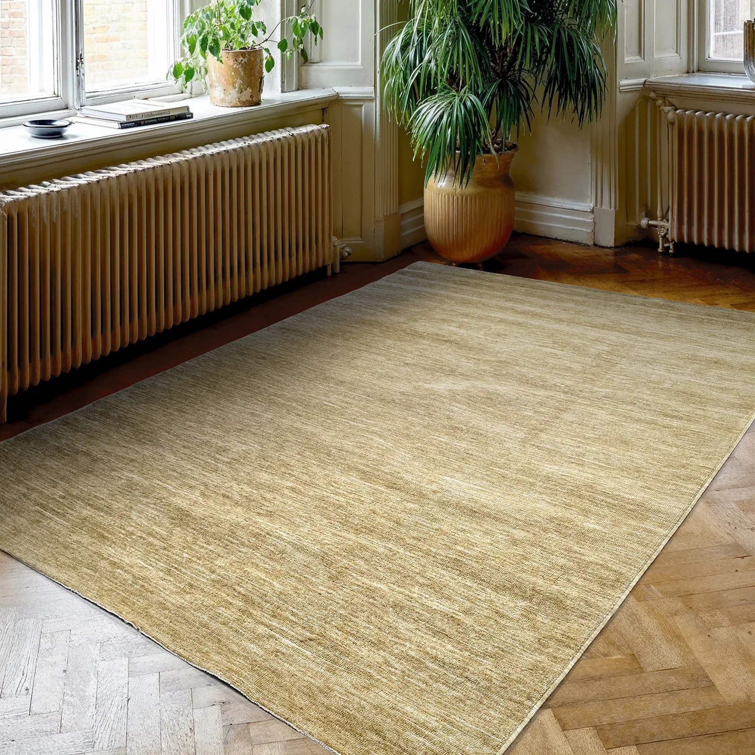 Tapis Wilton - Kither (jaune)