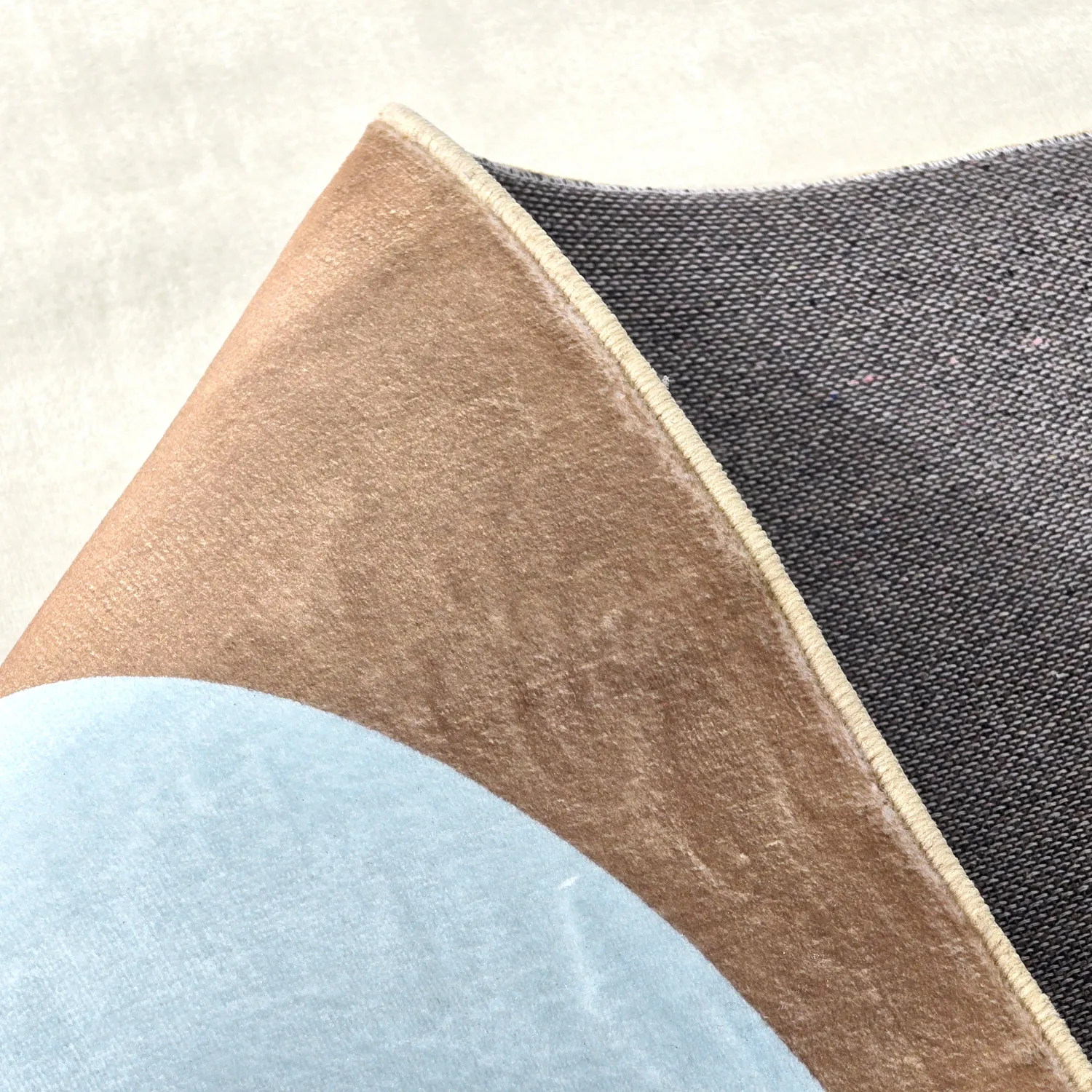 Tapis Wilton - Leiden (bleu/marron)