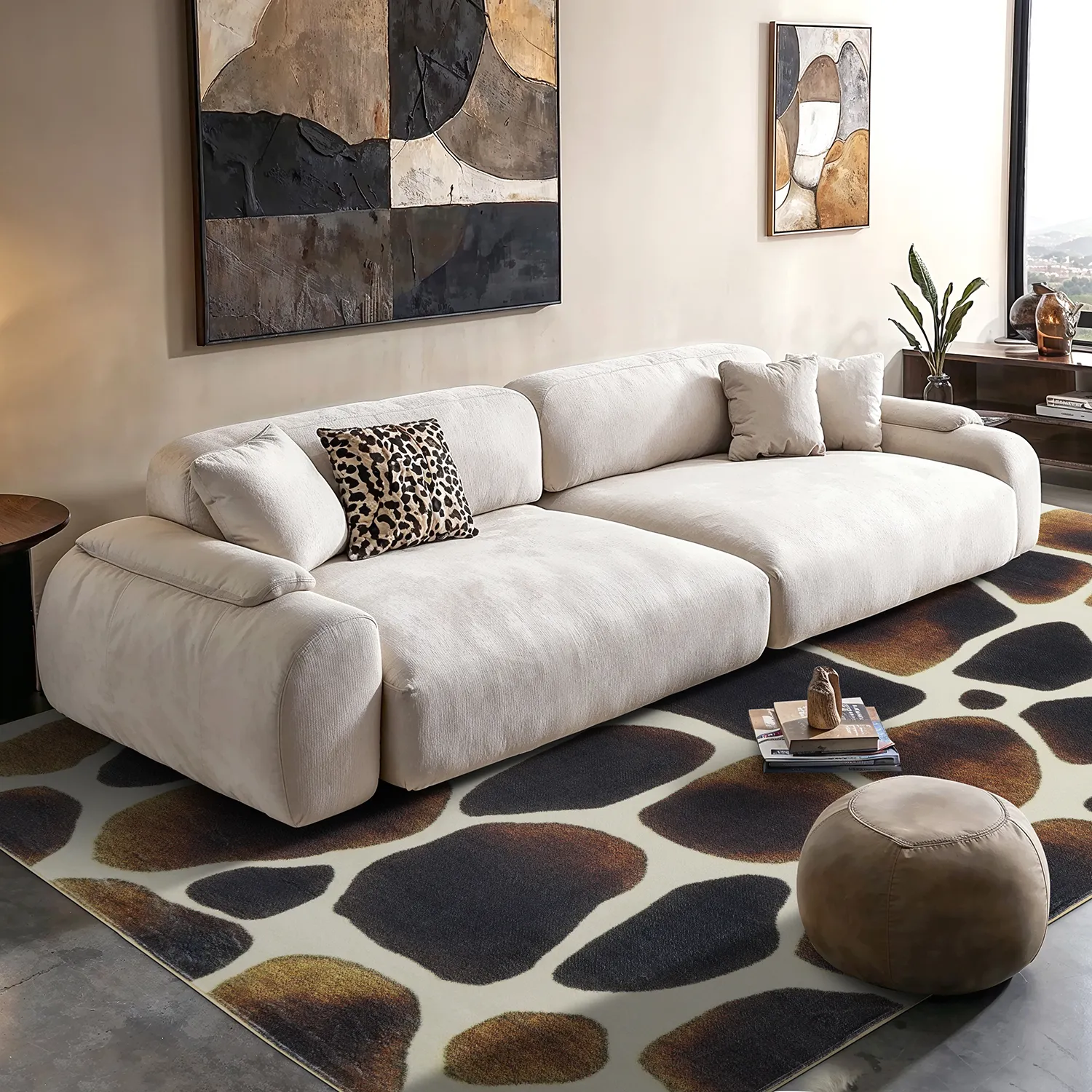 Tapis Wilton - Lodi (girafe)