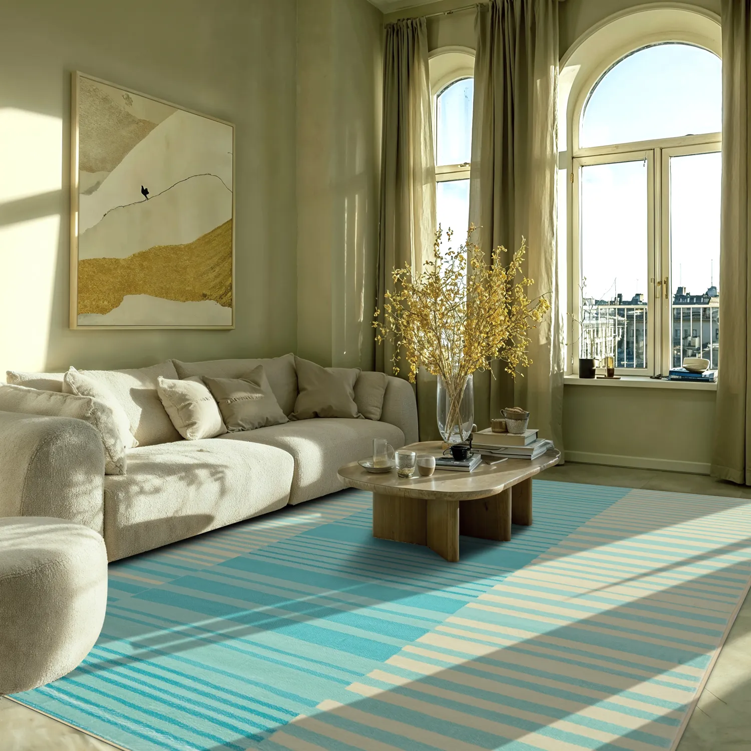 Tapis Wilton - Lorne (turquoise)