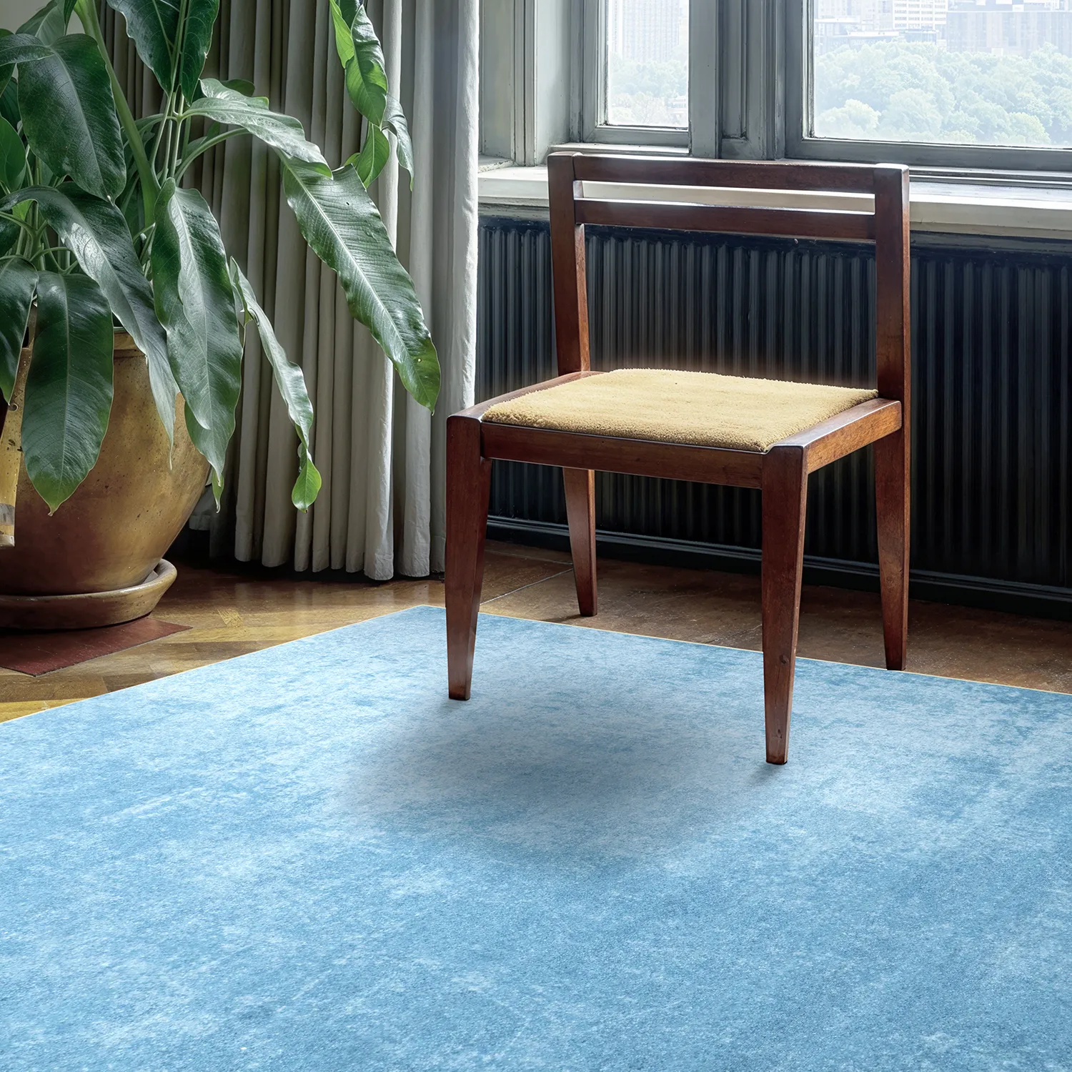 Tapis Wilton - Lynton (bleu)