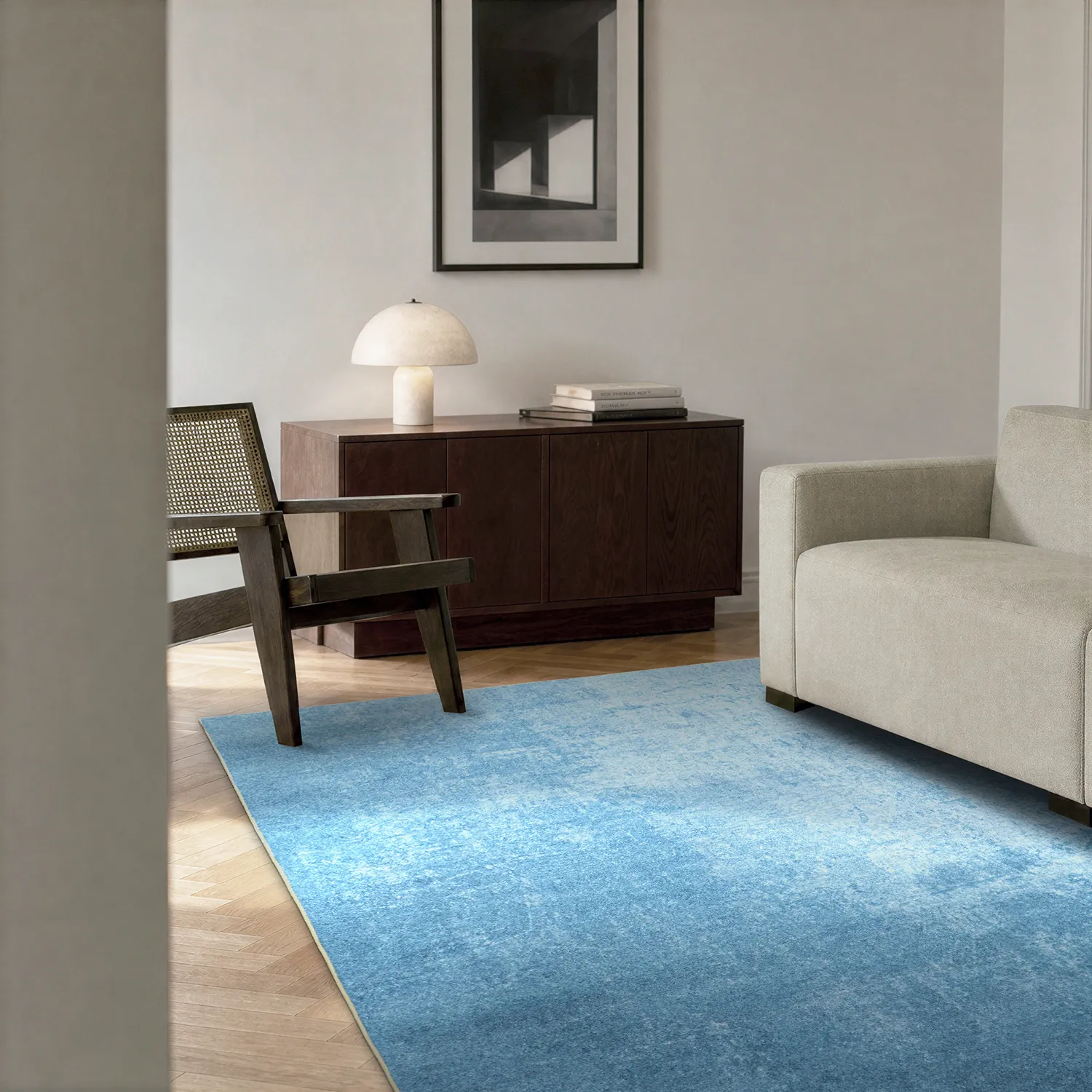Tapis Wilton - Lynton (bleu)