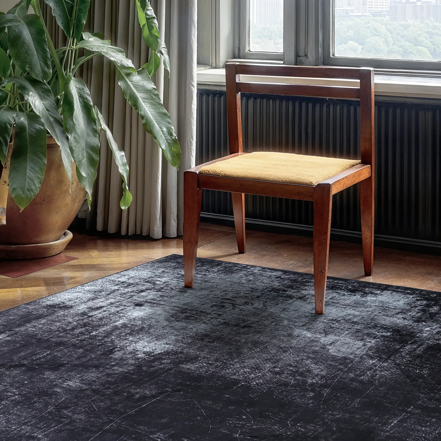 Tapis Wilton - Lynton (noir)