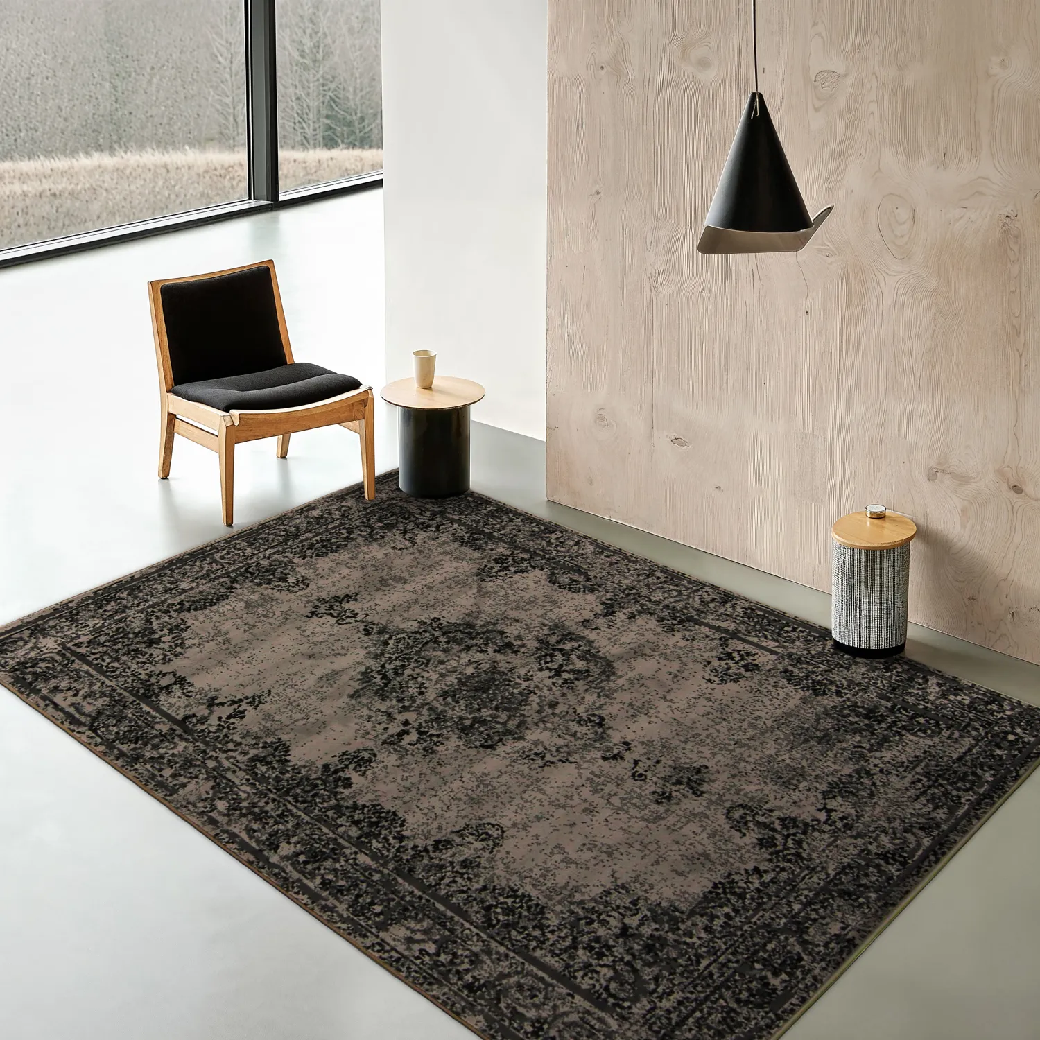 Tapis Wilton - Peking (gris)