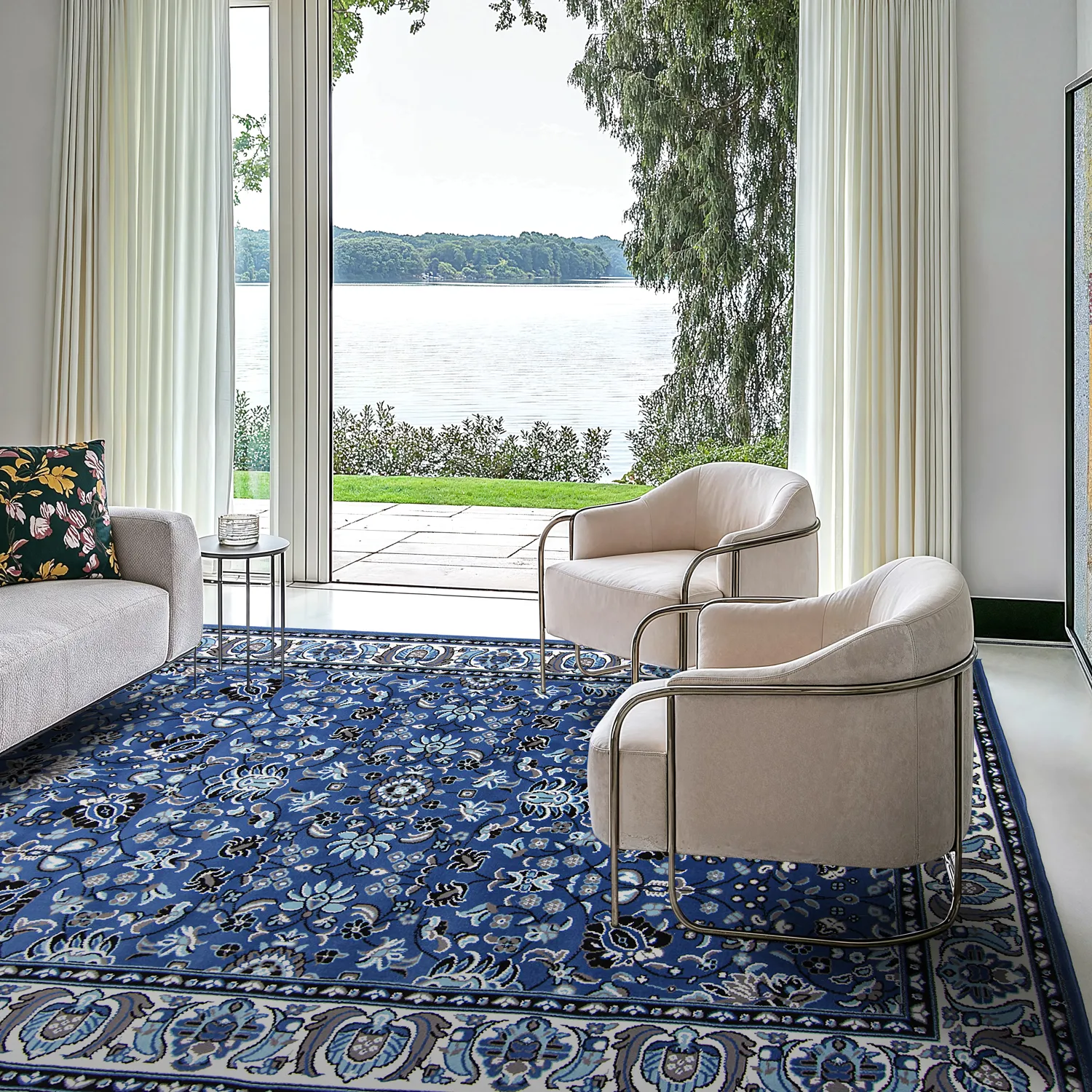 Tapis Wilton - Peking Imperial (bleu)