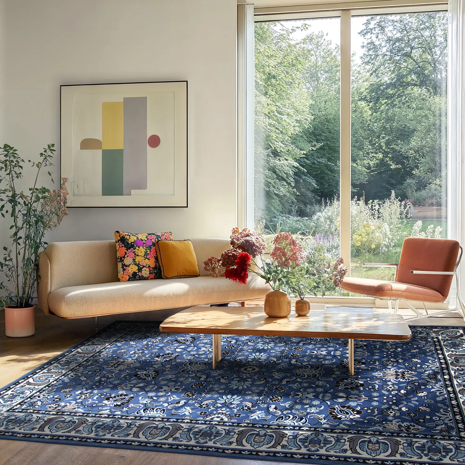Tapis Wilton - Peking Imperial (bleu)