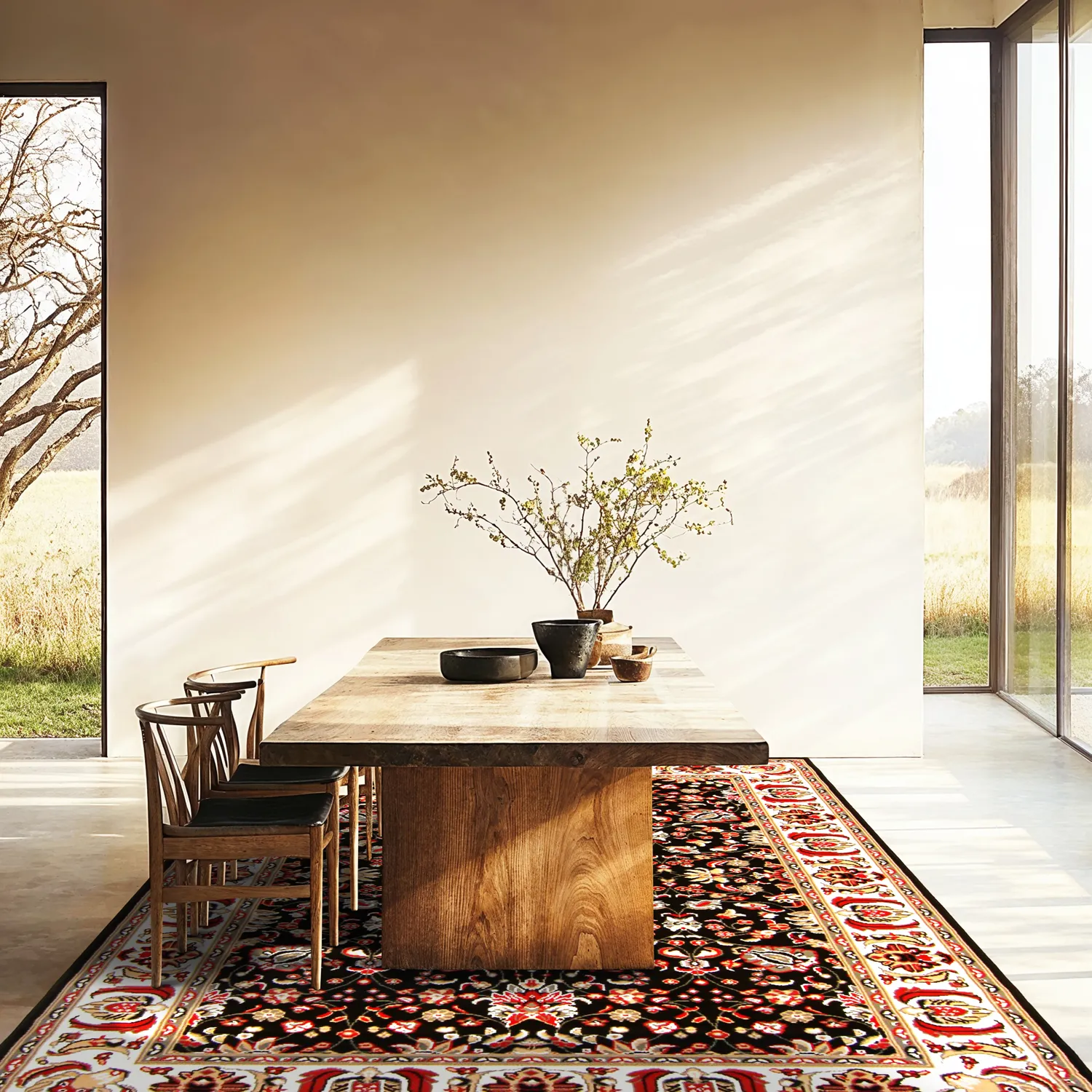 Tapis Wilton - Peking Imperial (noir)