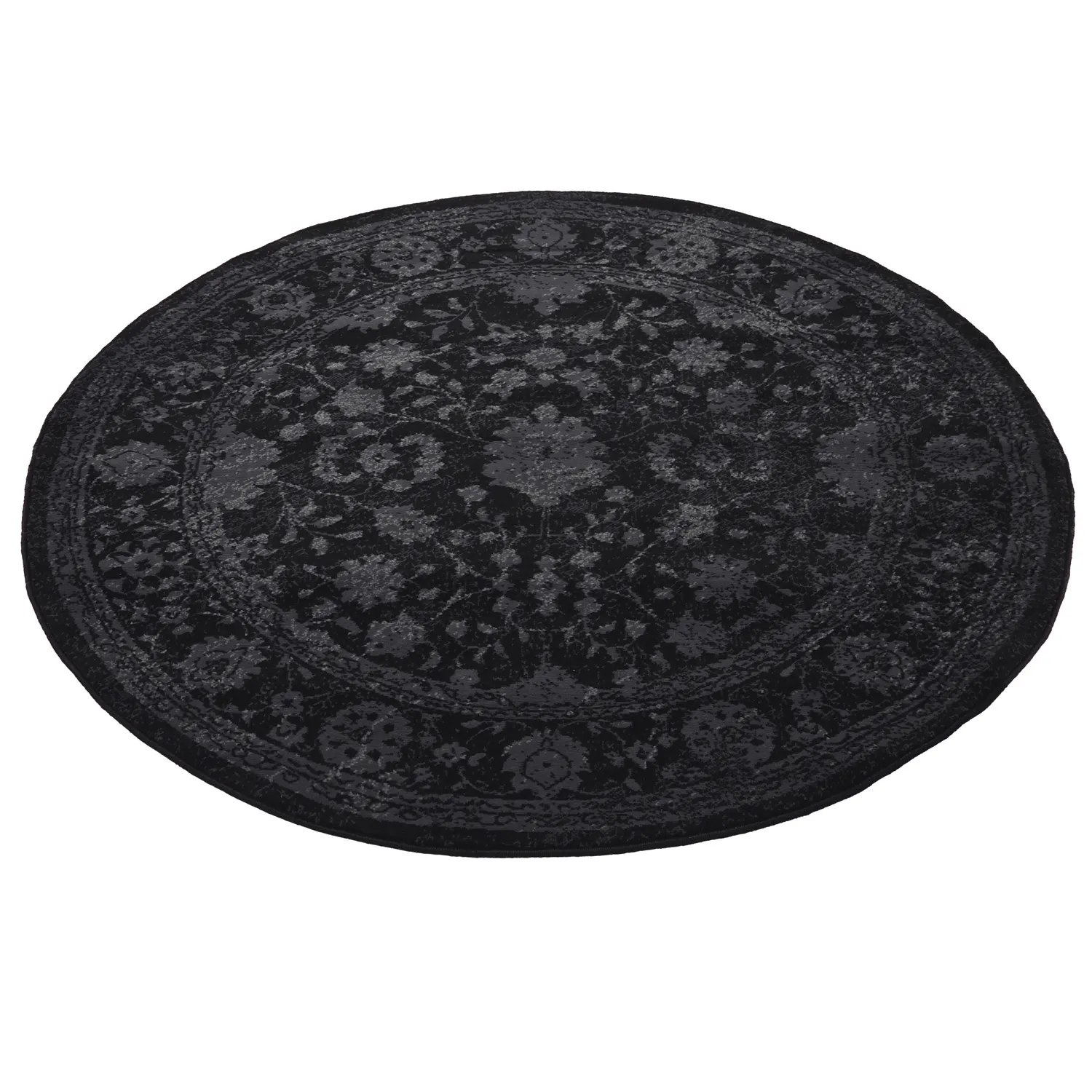 Tapis rond - Peking Majestic (noir)