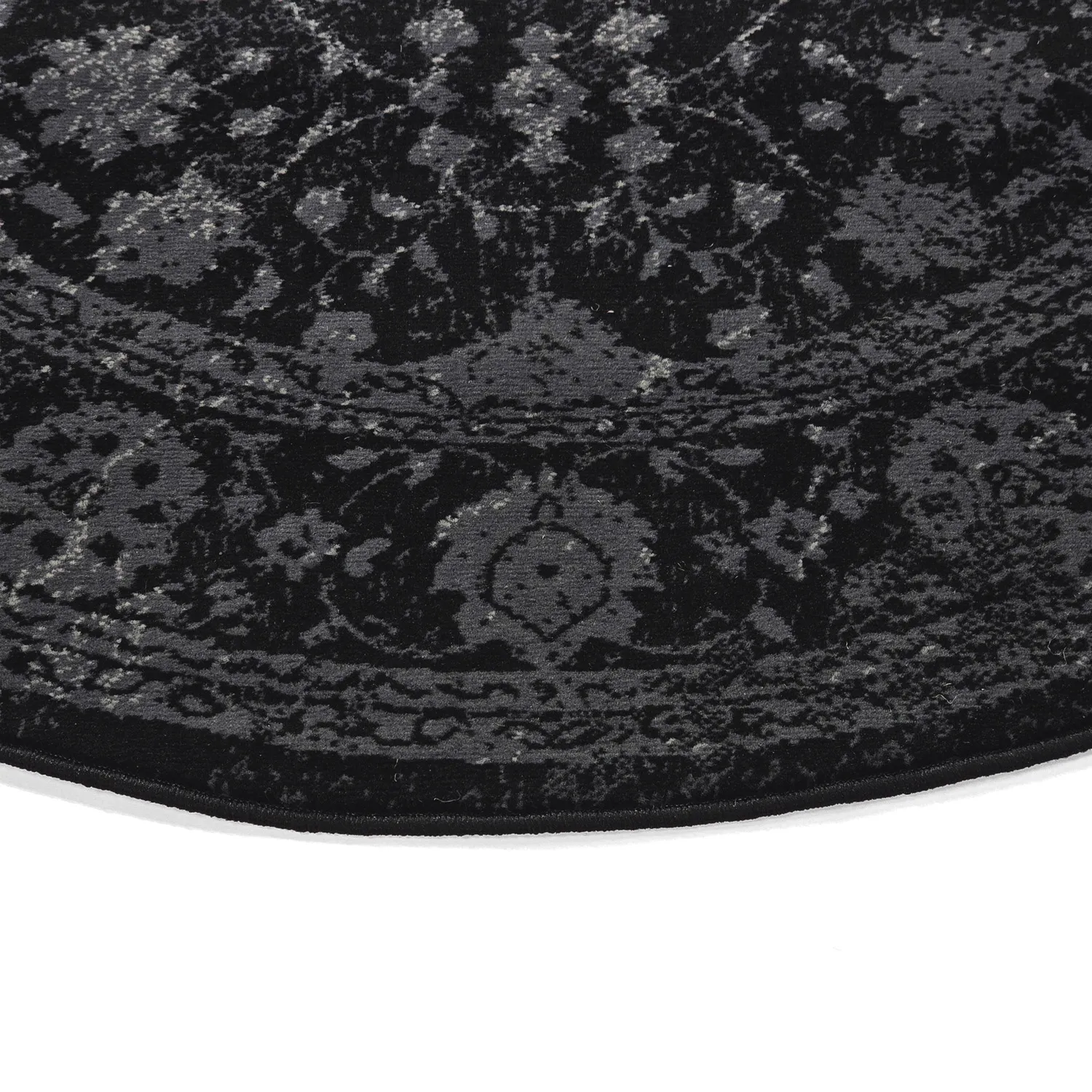 Tapis rond - Peking Majestic (noir)