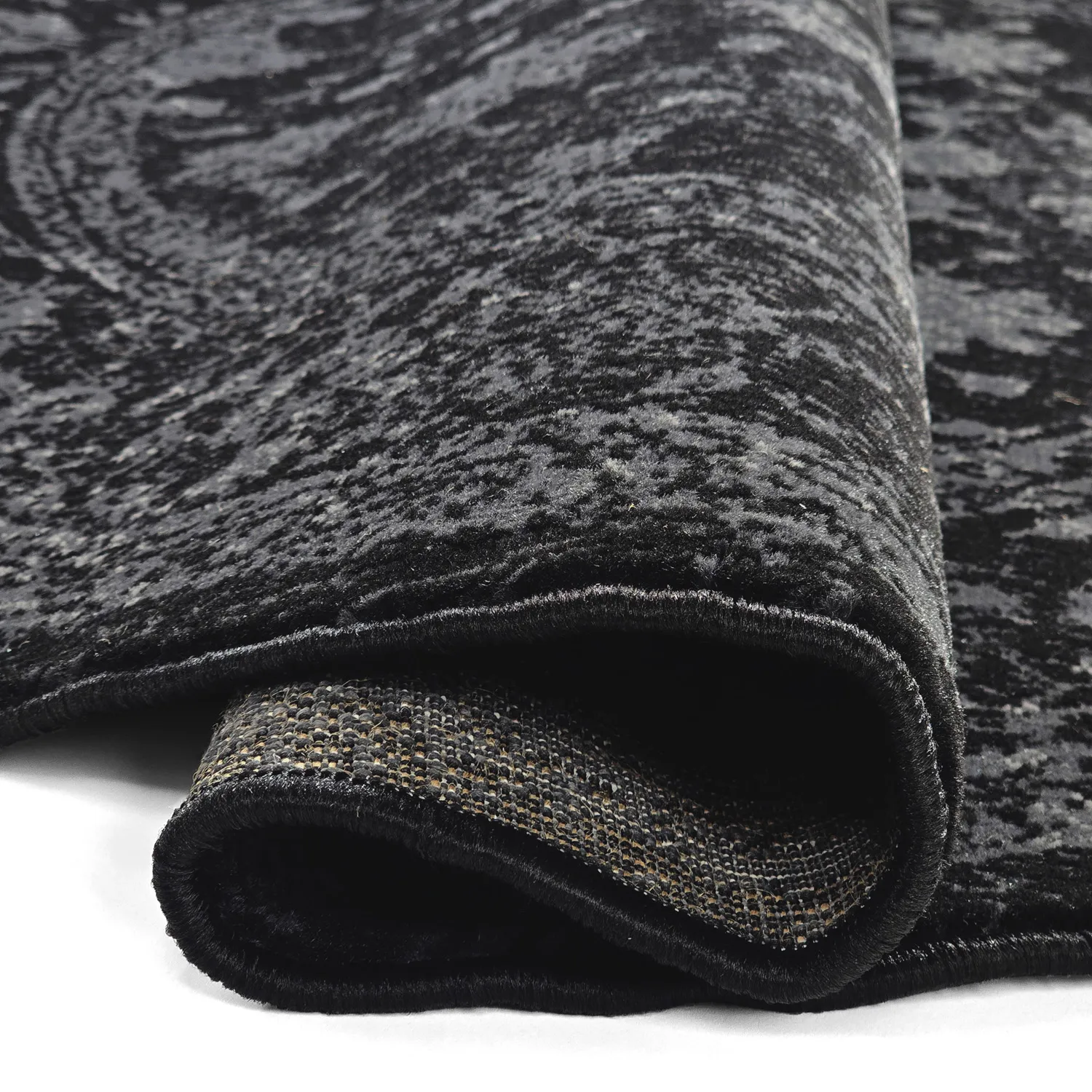 Tapis rond - Peking Majestic (noir)