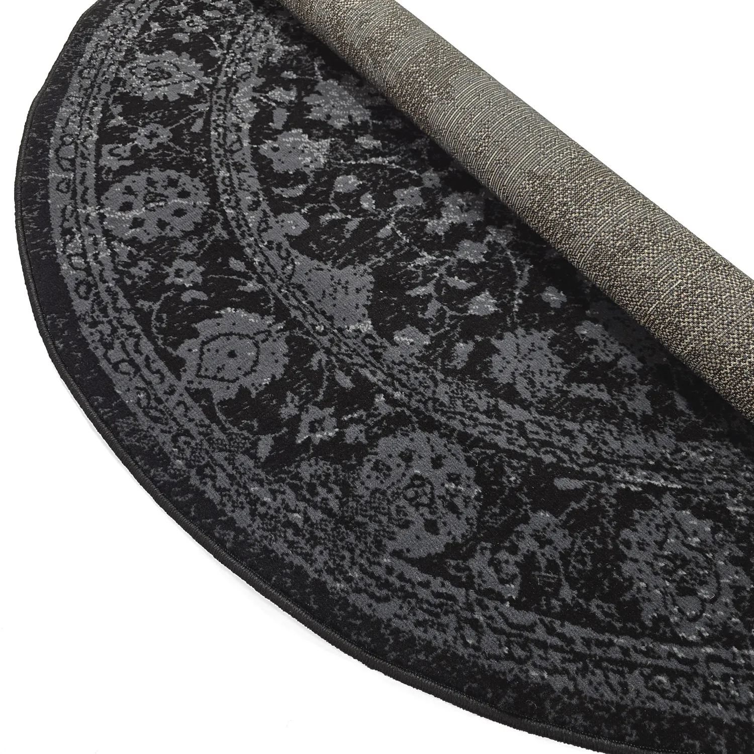 Tapis rond - Peking Majestic (noir)