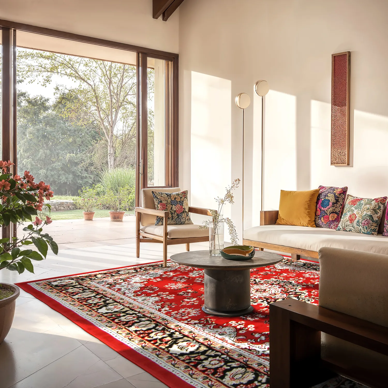 Tapis Wilton - Peking (rouge)