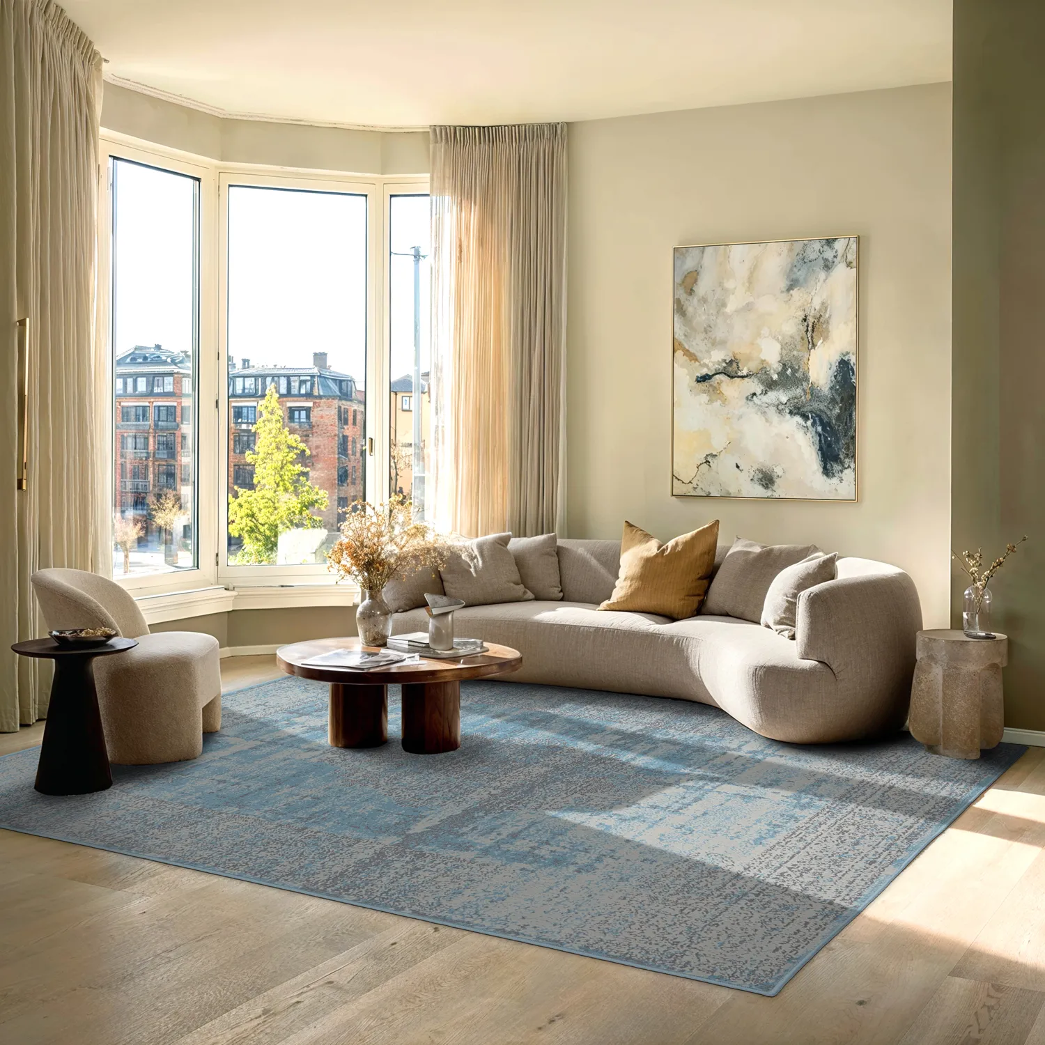 Tapis Wilton - Peking Royal (turquoise)