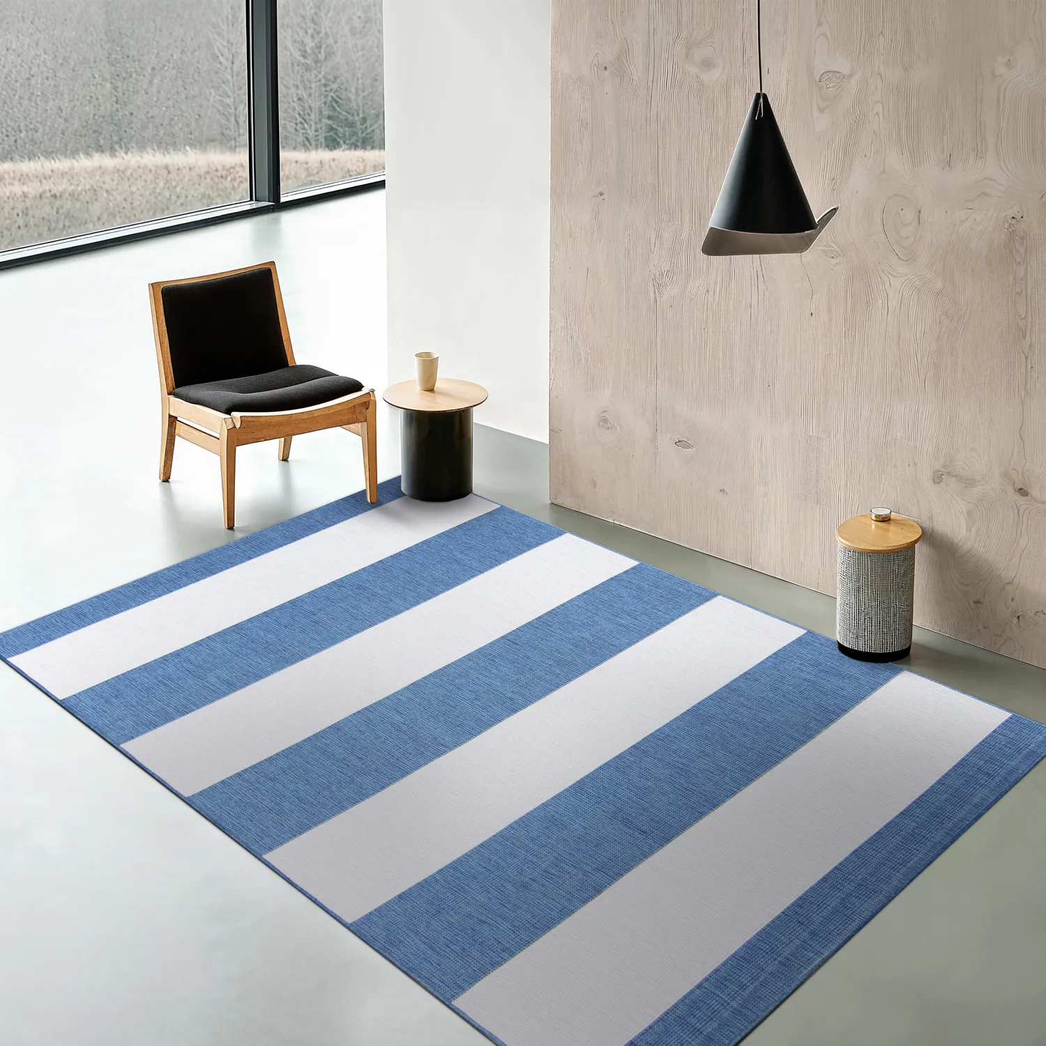 Tapis Intérieurs/Extérieurs - Santana (bleu)