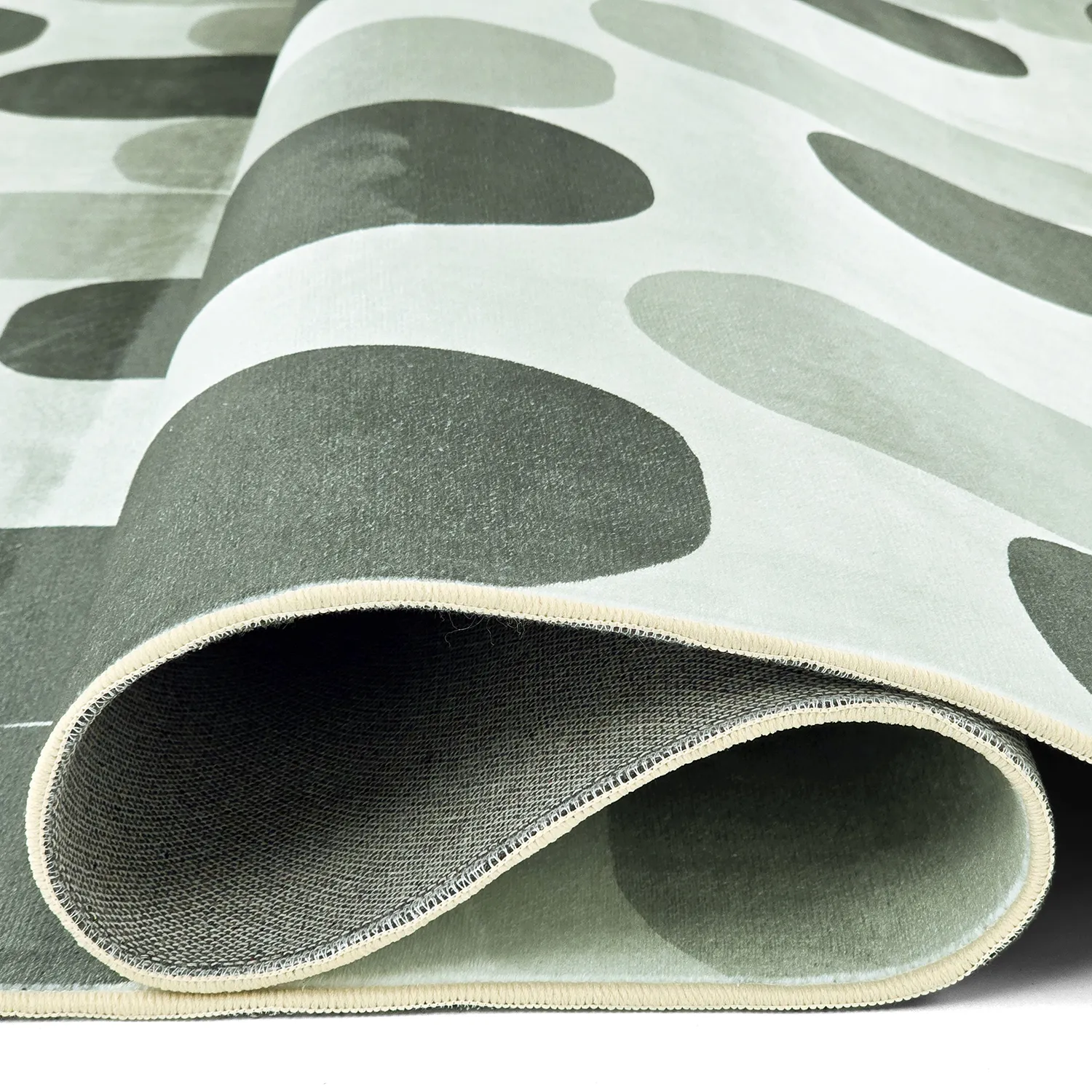 Tapis Wilton - Sapa (vert/gris)