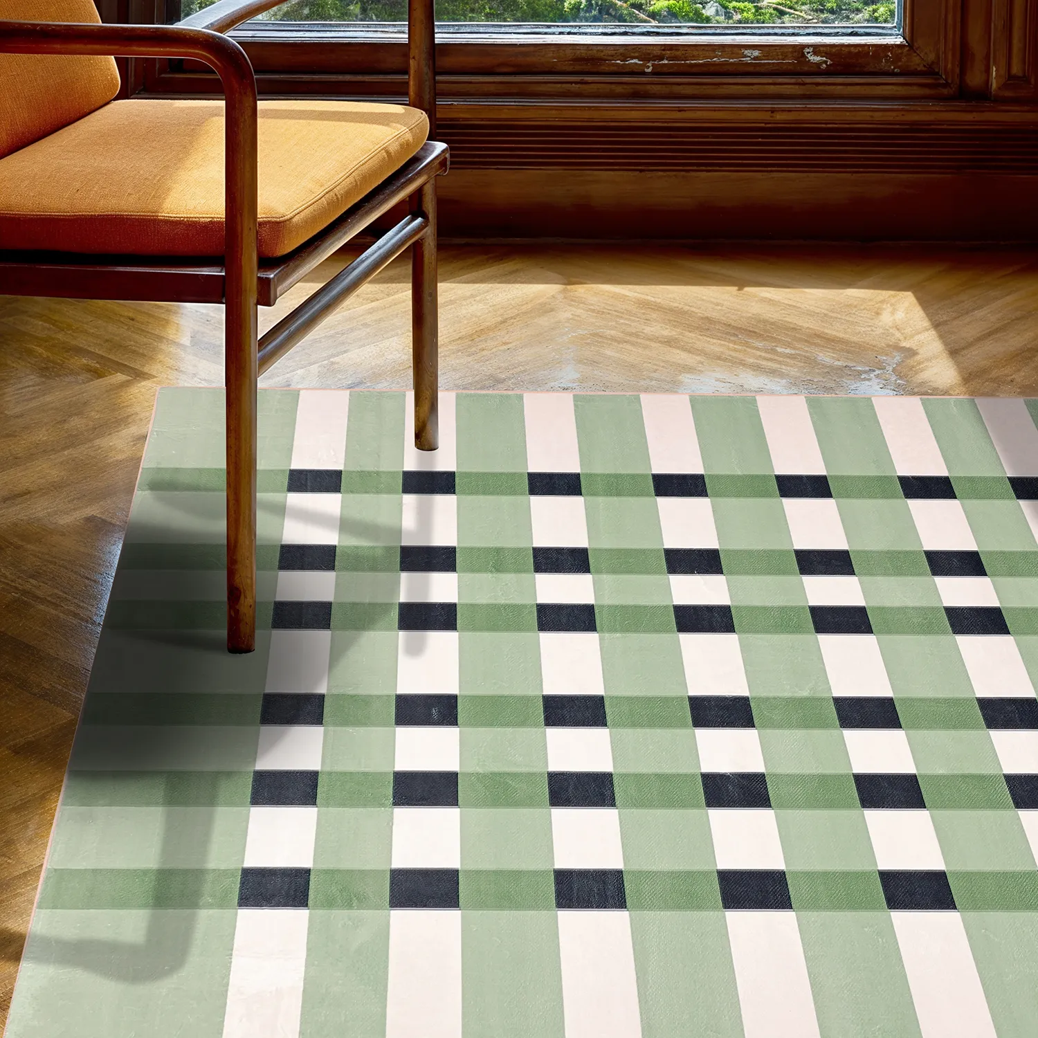 Tapis Wilton - Sedona (vert/multicolore)