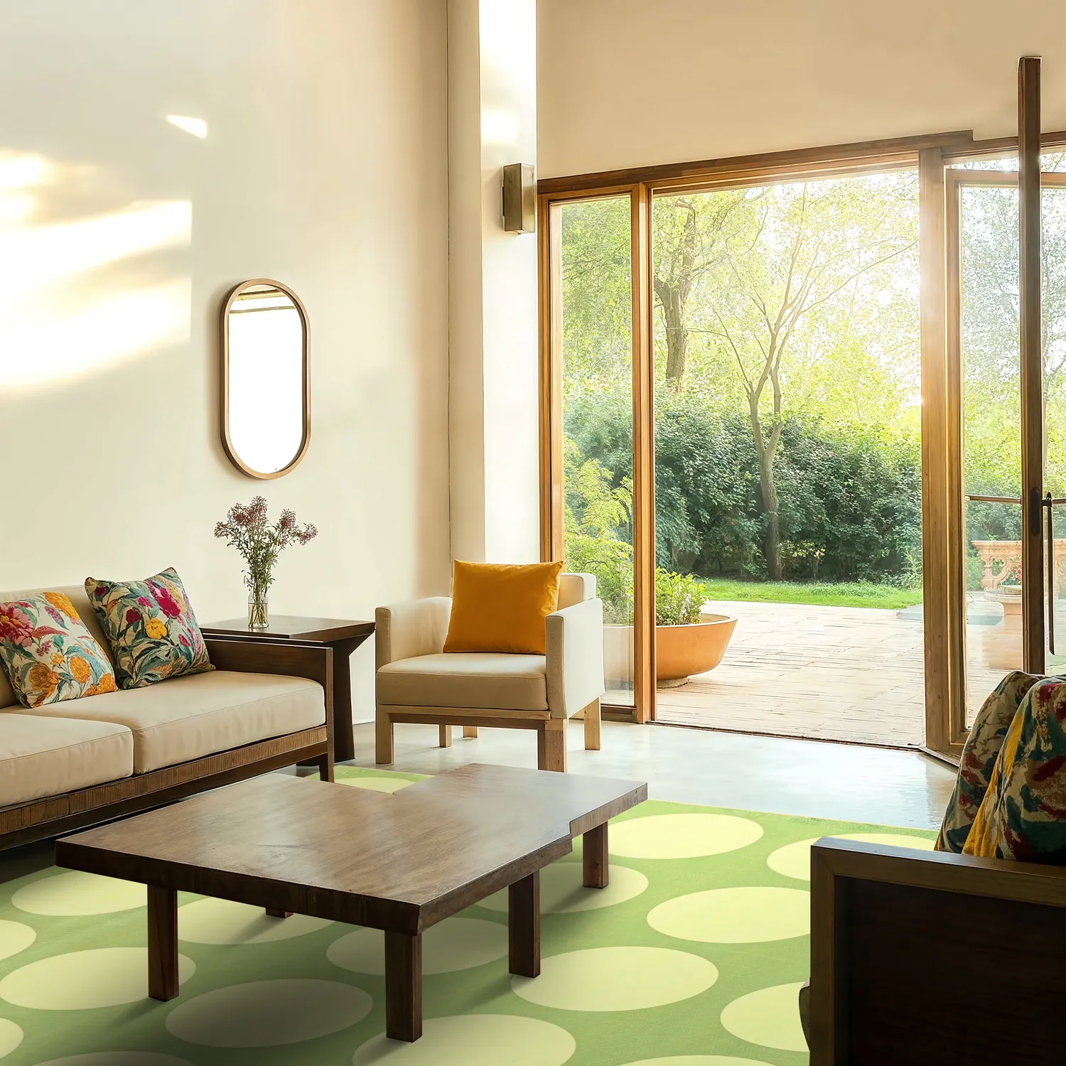 Tapis Wilton - Wanaka (vert)