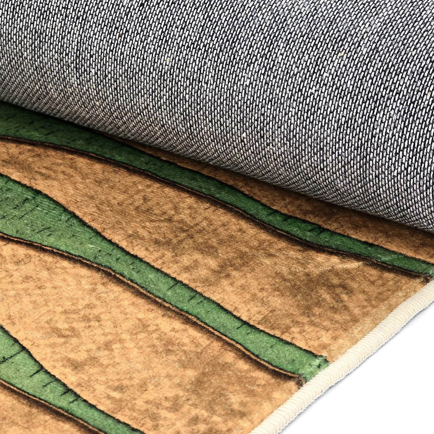 Tapis Wilton - Zebra (vert/orange)