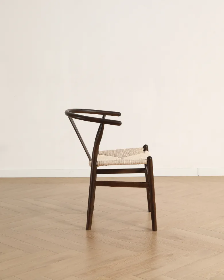 Chaise - Alta (noyer/beige) - 2 pièces