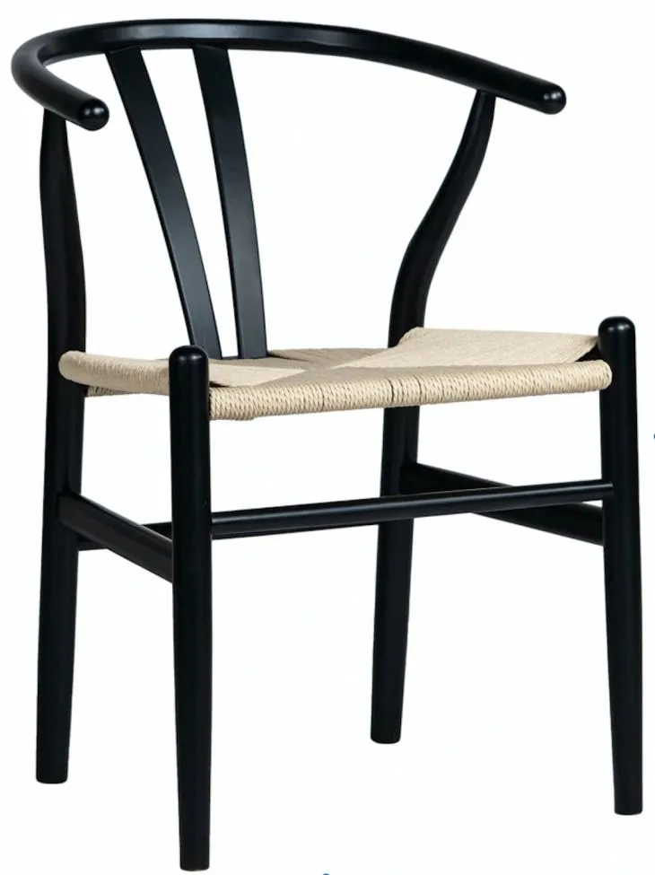 Chaise - Alta (noir/beige) - 2 pièces