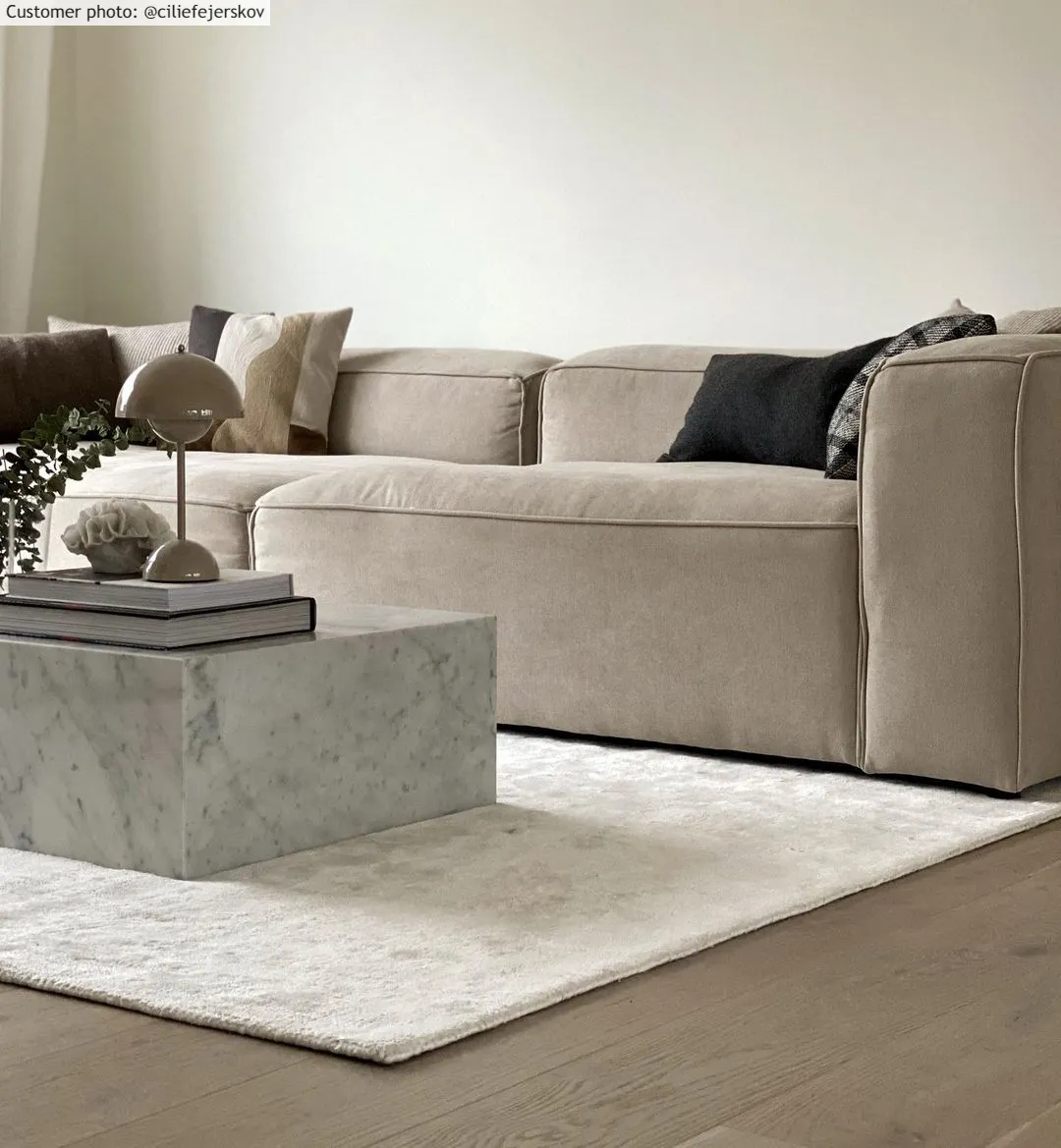 Tapis en viscose - Jodhpur Special Luxury Edition (blanc cassé)