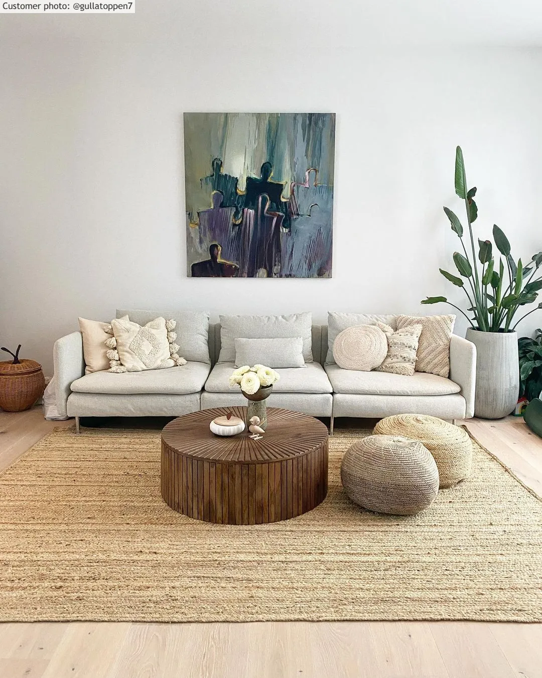 Tapis en jute - Flätan (jute)