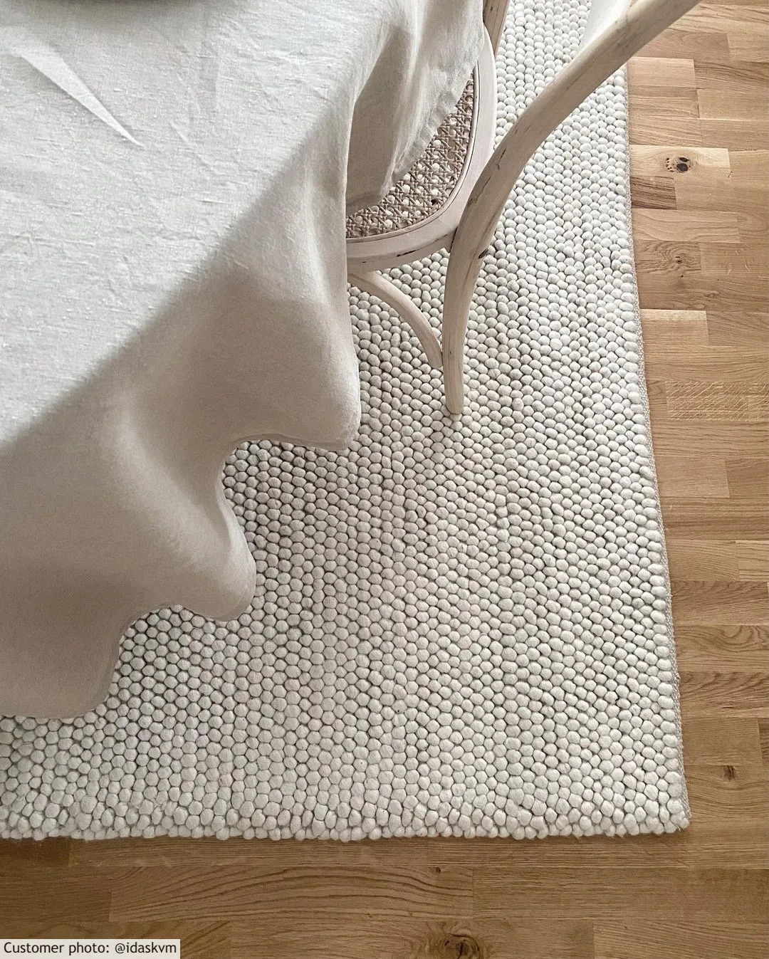 Tapis en laine - Avafors Wool Bubble (beige)