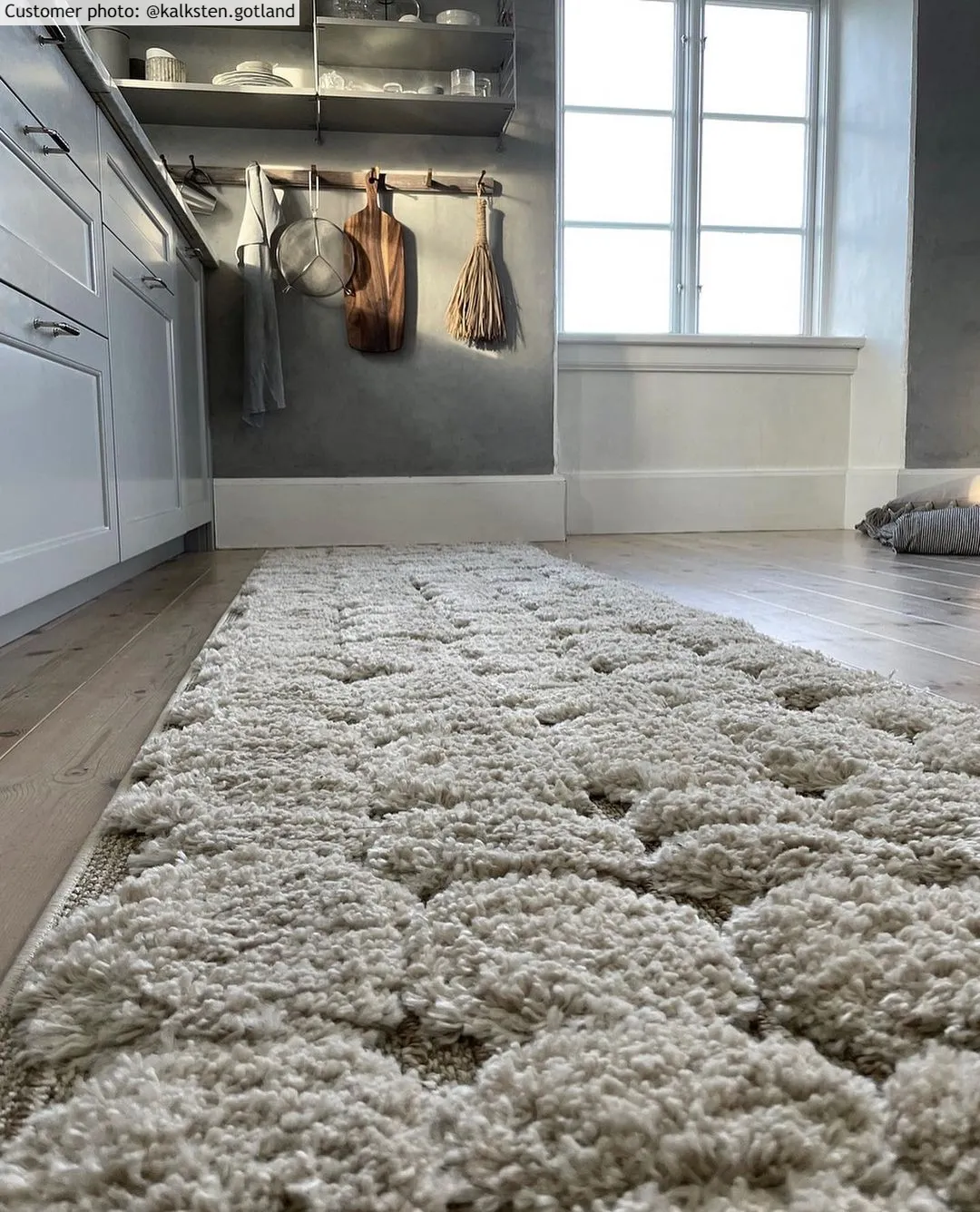 Tapis à poils longs - Fondi (beige)