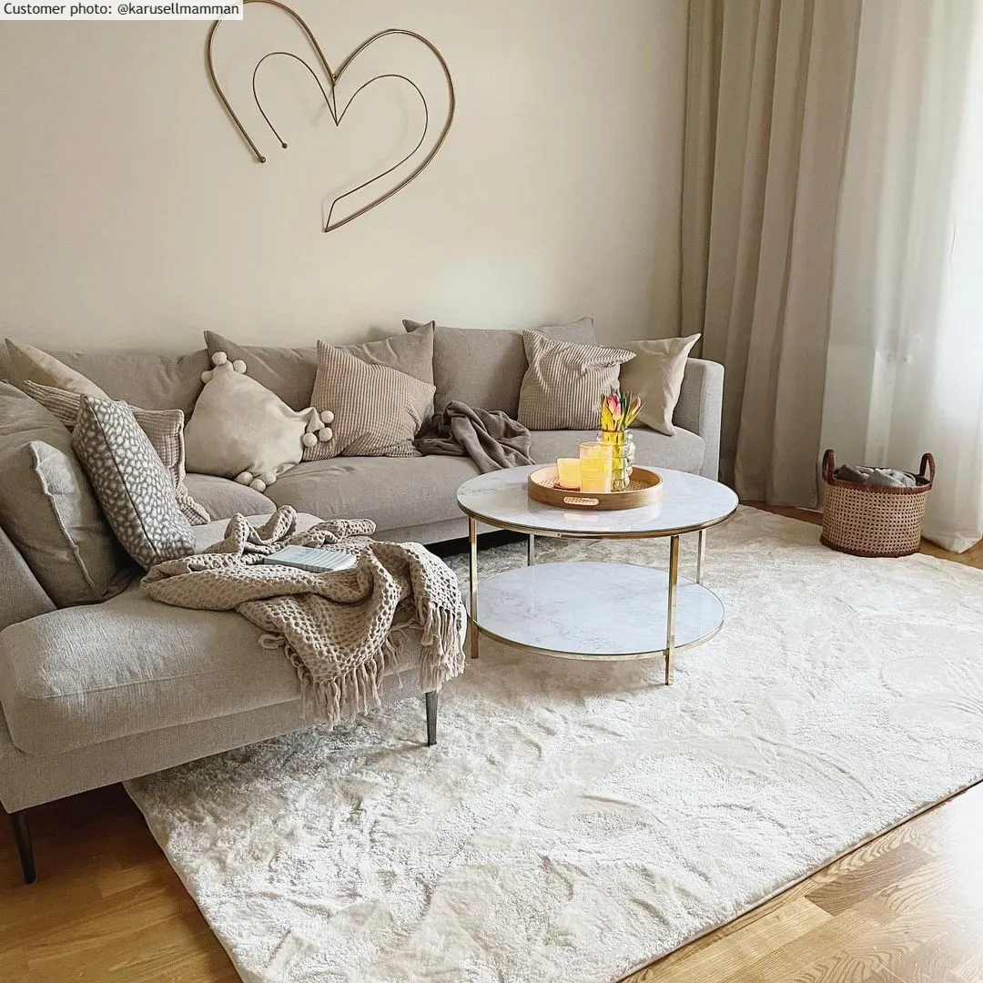 Tapis moelleux - Aranga Super Soft Fur (beige)