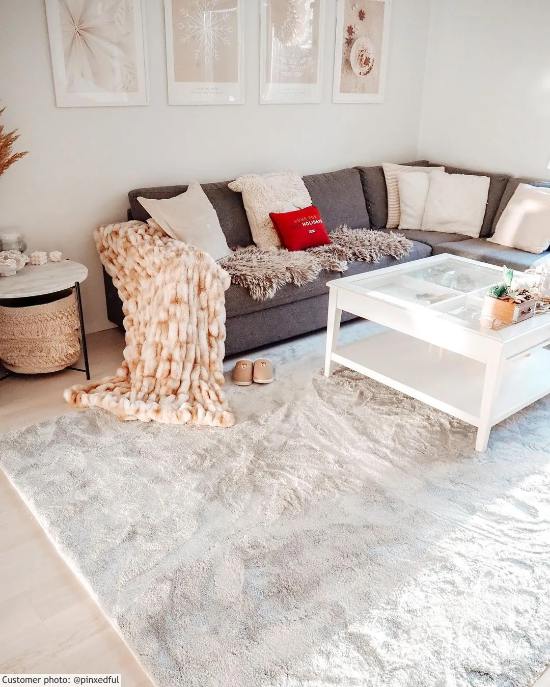 Tapis moelleux - Aranga Super Soft Fur (gris)