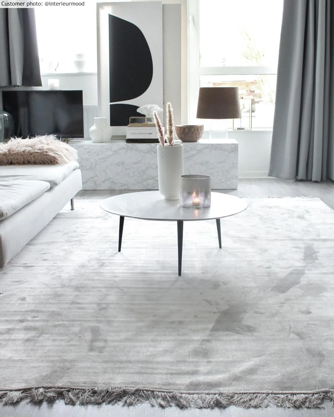 Tapis Wilton - Art Silk (gris)