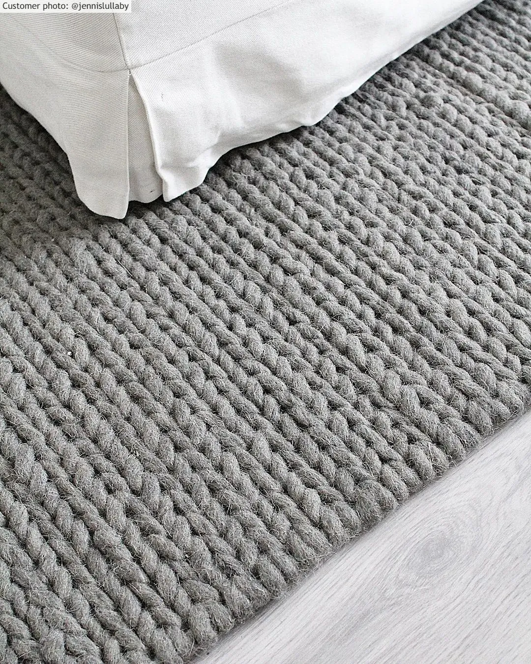 Tapis en laine - Lynmouth (gris clair)