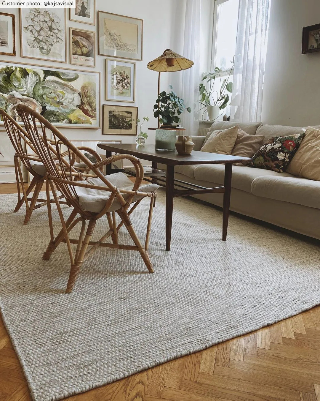 Tapis en laine - Otago (nature)
