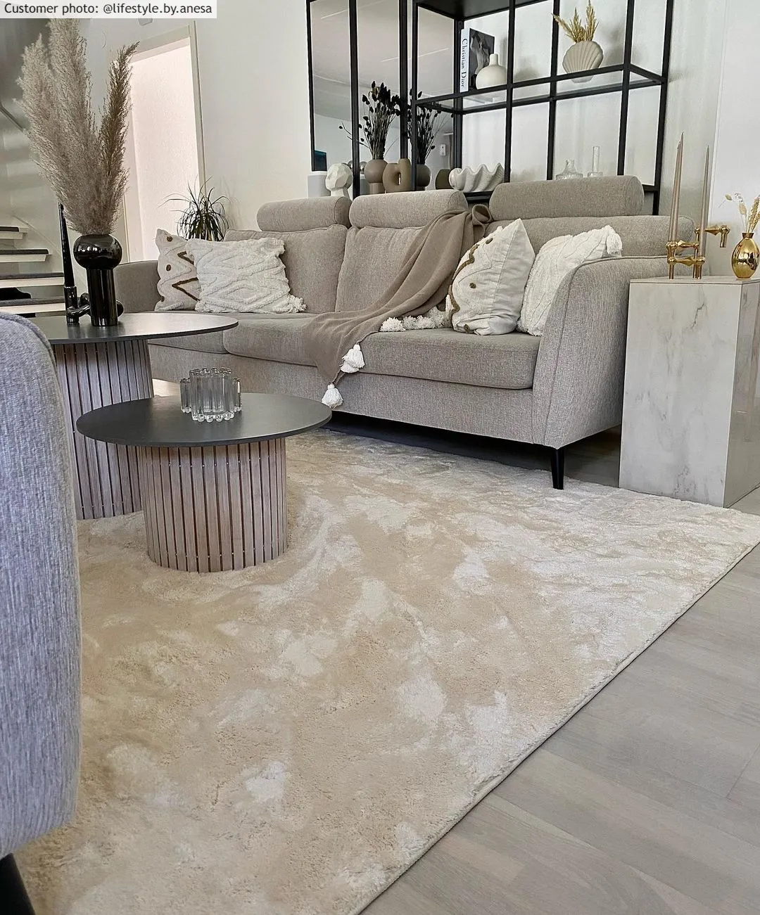 Tapis moelleux - Aranga Super Soft Fur (beige)