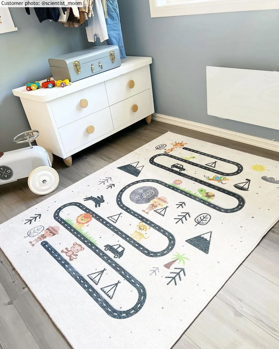 Tapis enfant - Safari road