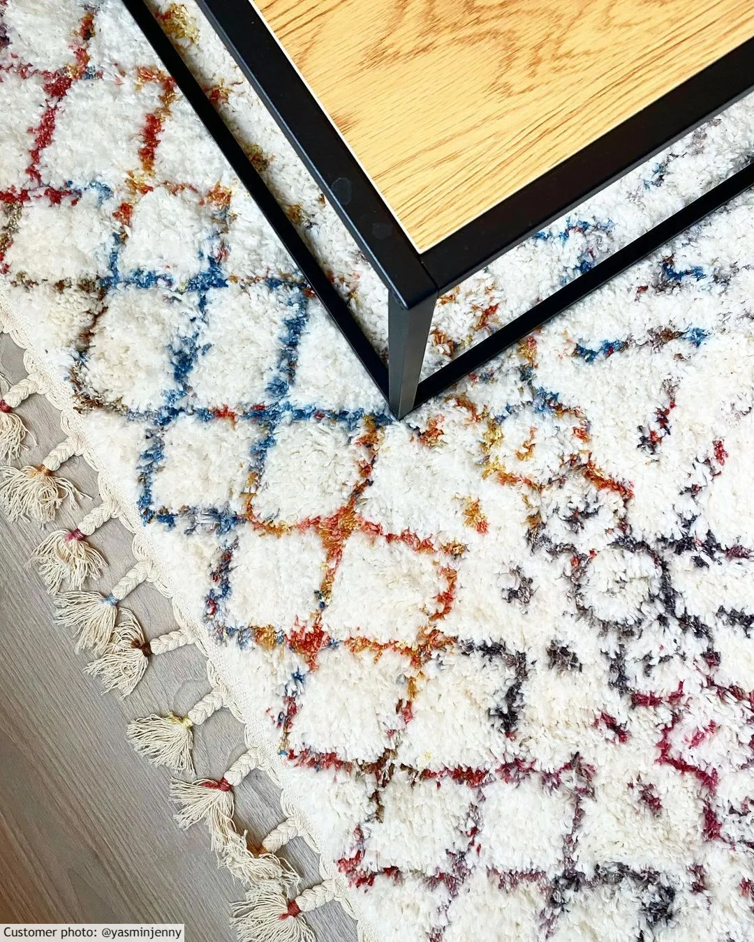 Tapis à poils longs - Marini (multi)