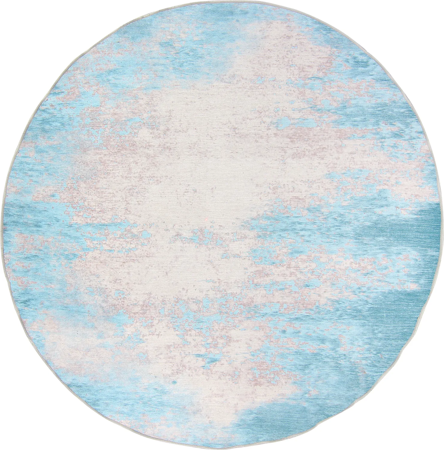 Tapis rond - Zarzi (turquoise)